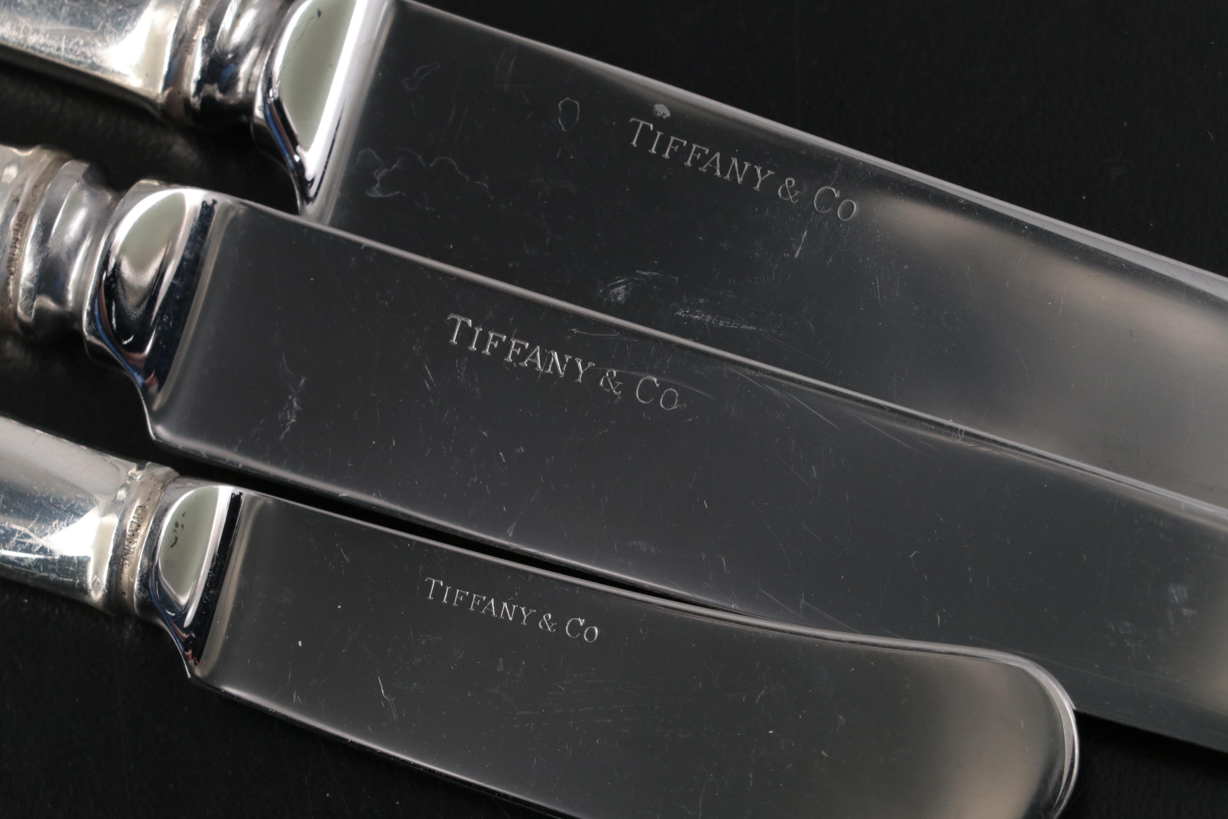 Tiffany & Co. "Faneuil" Sterling Silver Flatware Service for Twelve