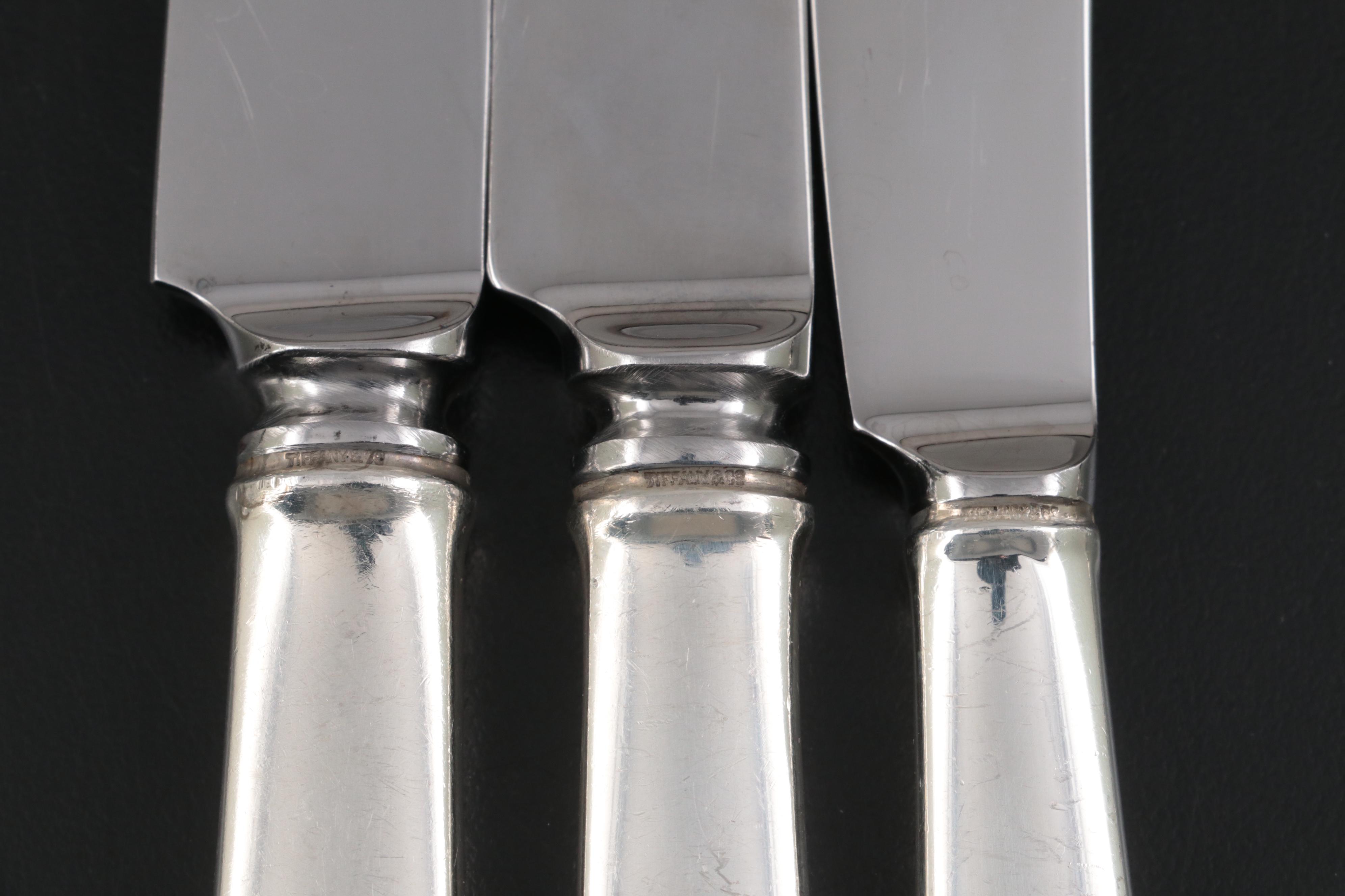 Tiffany & Co. "Faneuil" Sterling Silver Flatware Service for Twelve