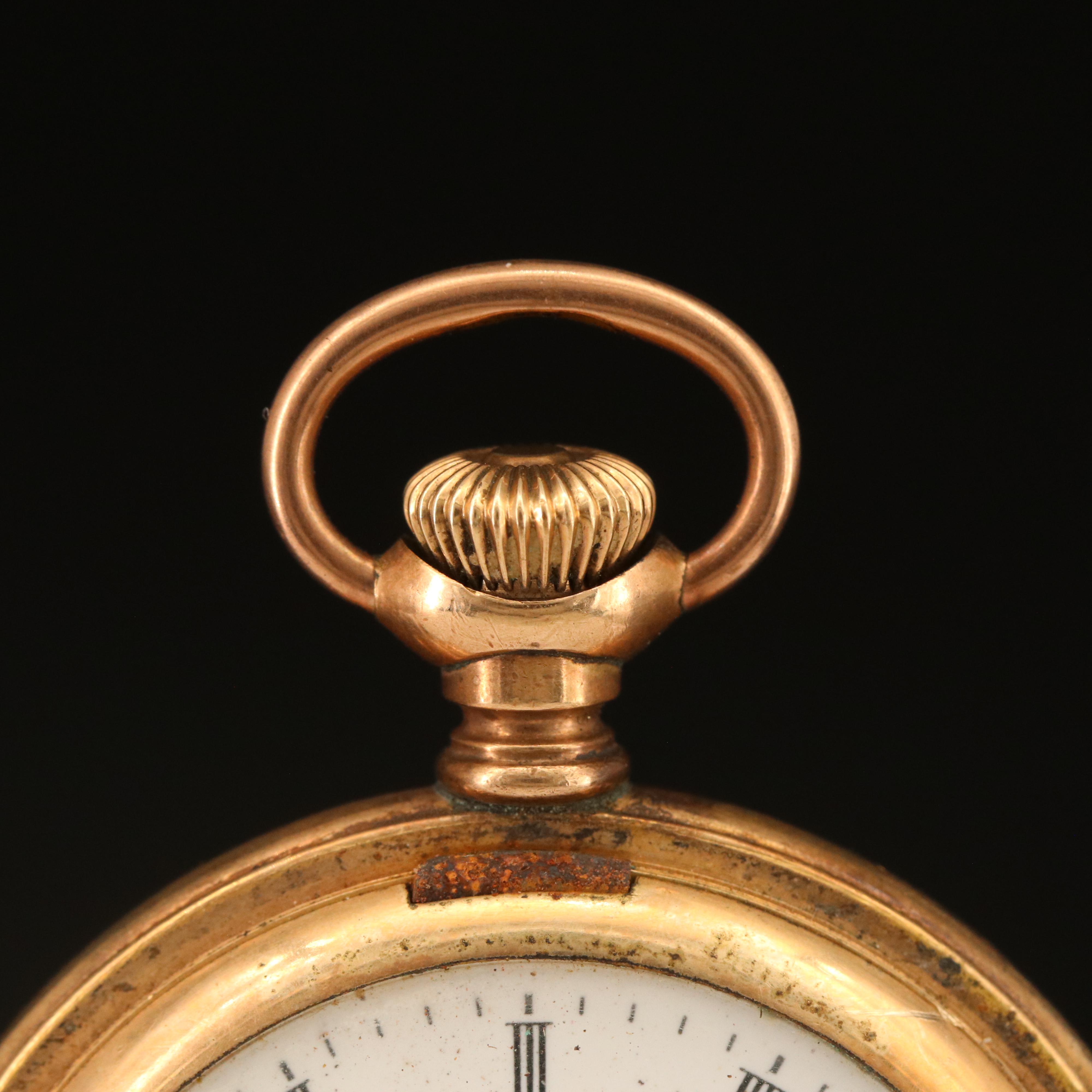 1904 Elgin Gold-Filled Hunter Case Pocket Watch