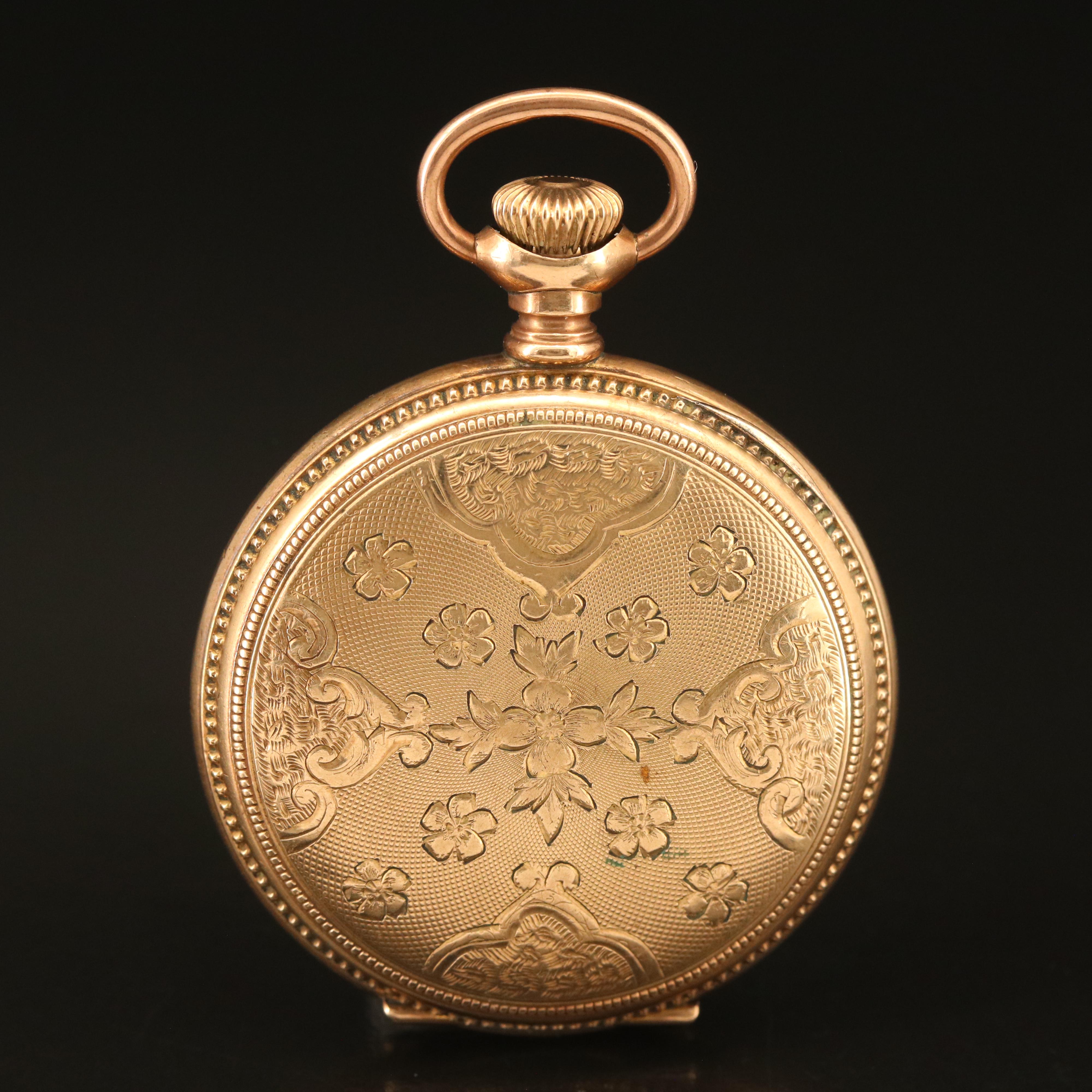 1904 Elgin Gold-Filled Hunter Case Pocket Watch