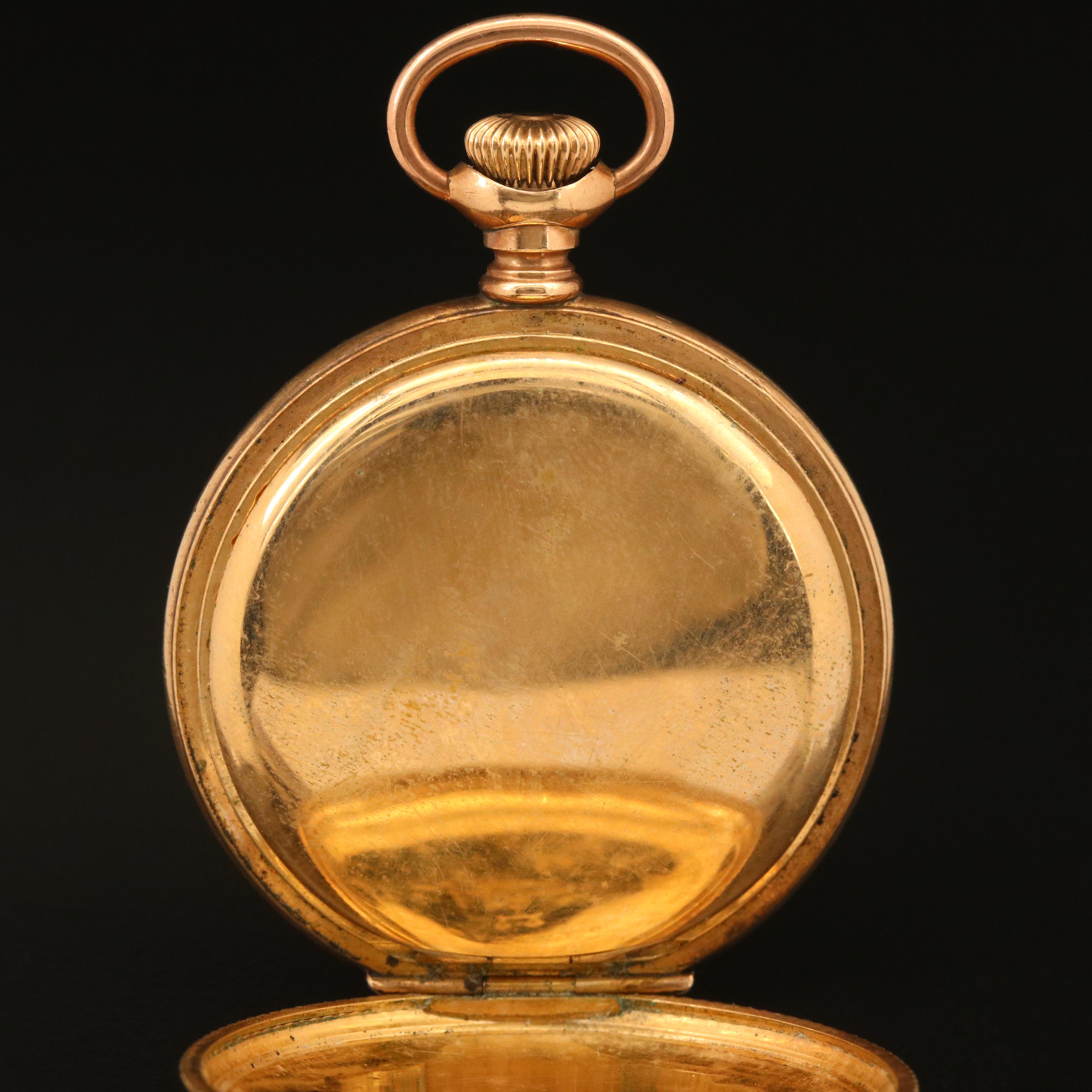 1904 Elgin Gold-Filled Hunter Case Pocket Watch
