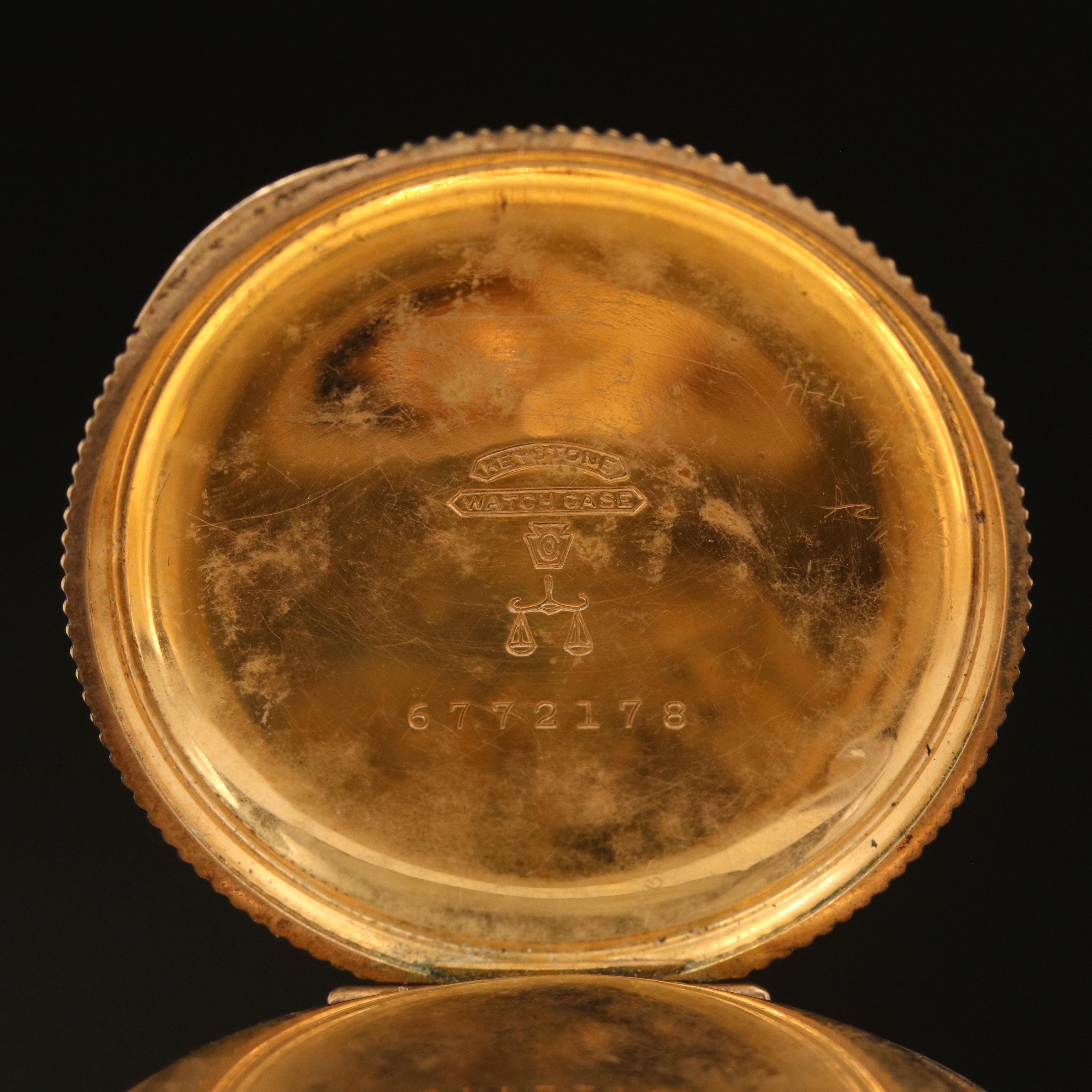 1904 Elgin Gold-Filled Hunter Case Pocket Watch