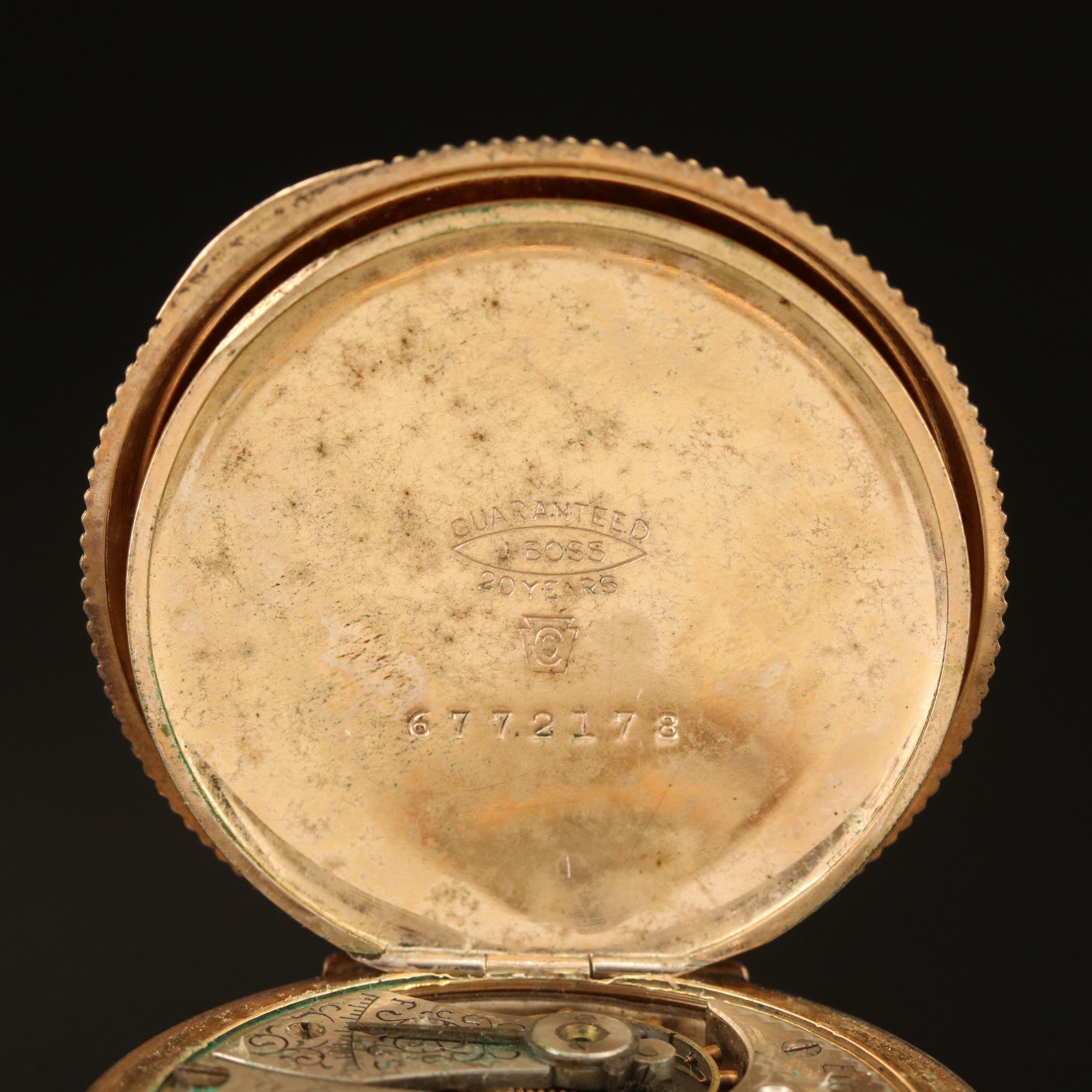 1904 Elgin Gold-Filled Hunter Case Pocket Watch