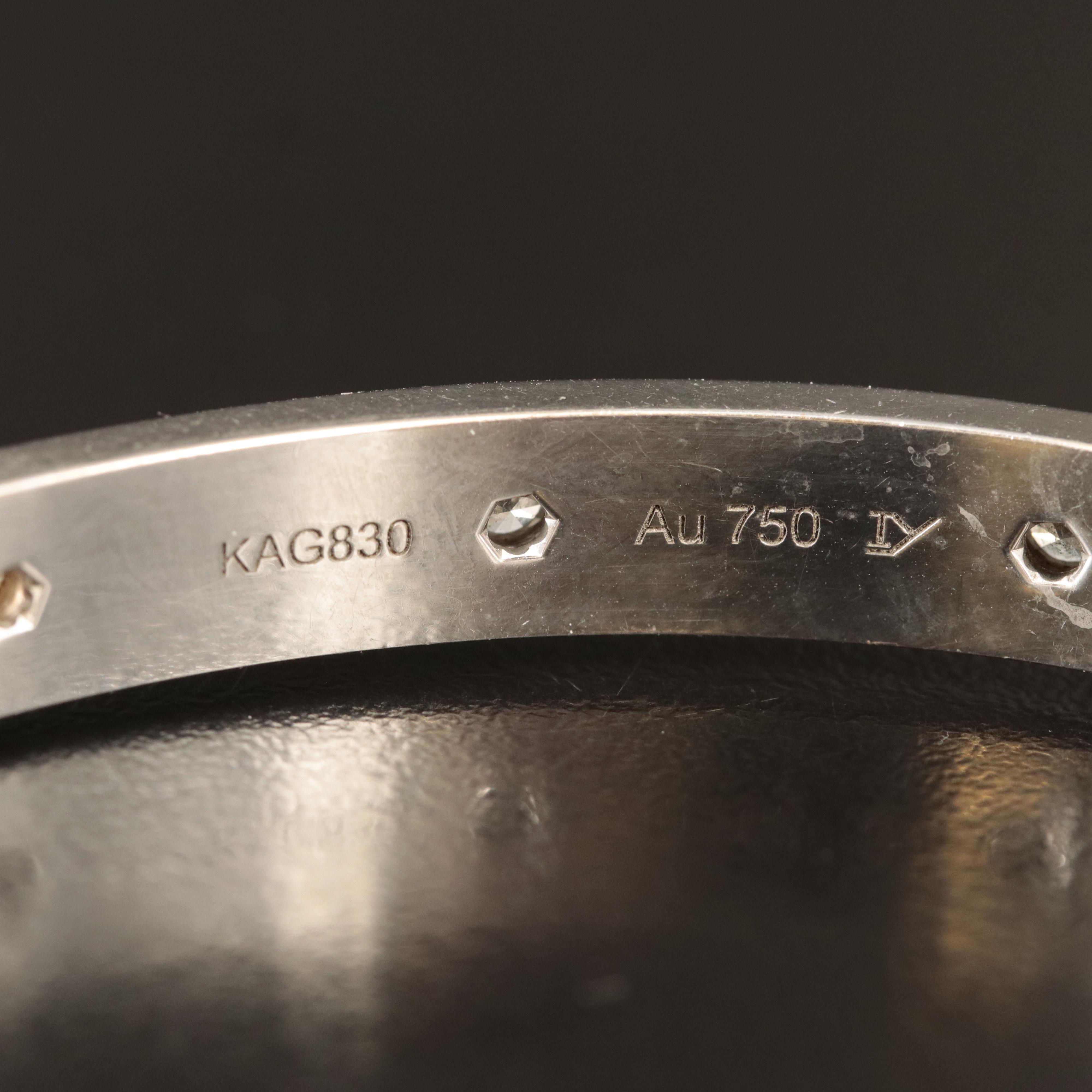 Cartier "Love" 18K 3.15 CTW Diamond Bracelet