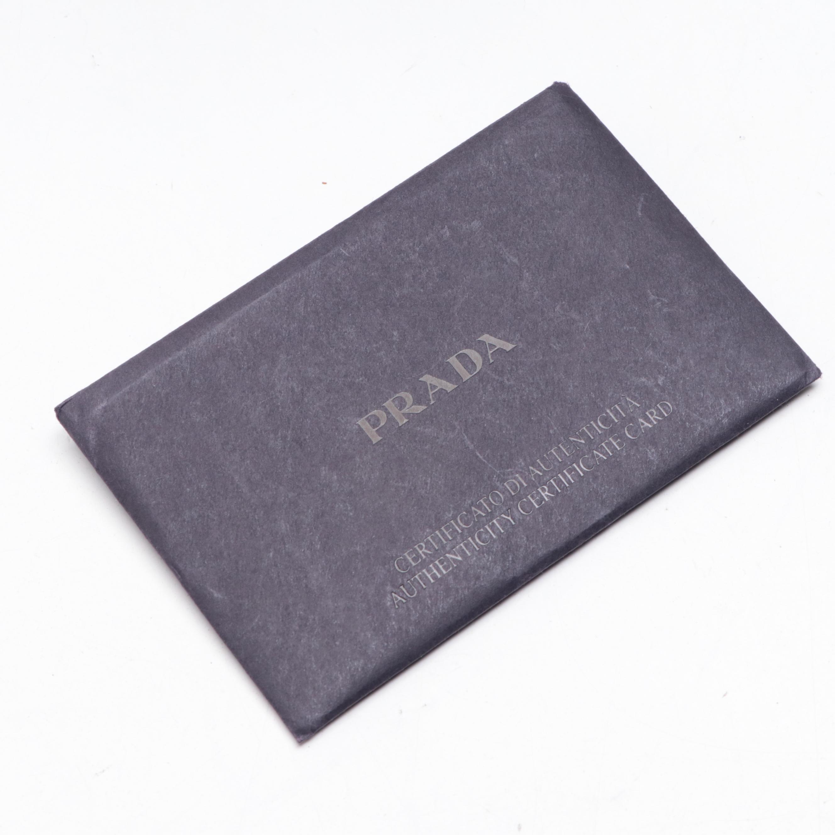 Prada Medium Zip Bowler Bag in Canvas and Green Cinghiale Leather