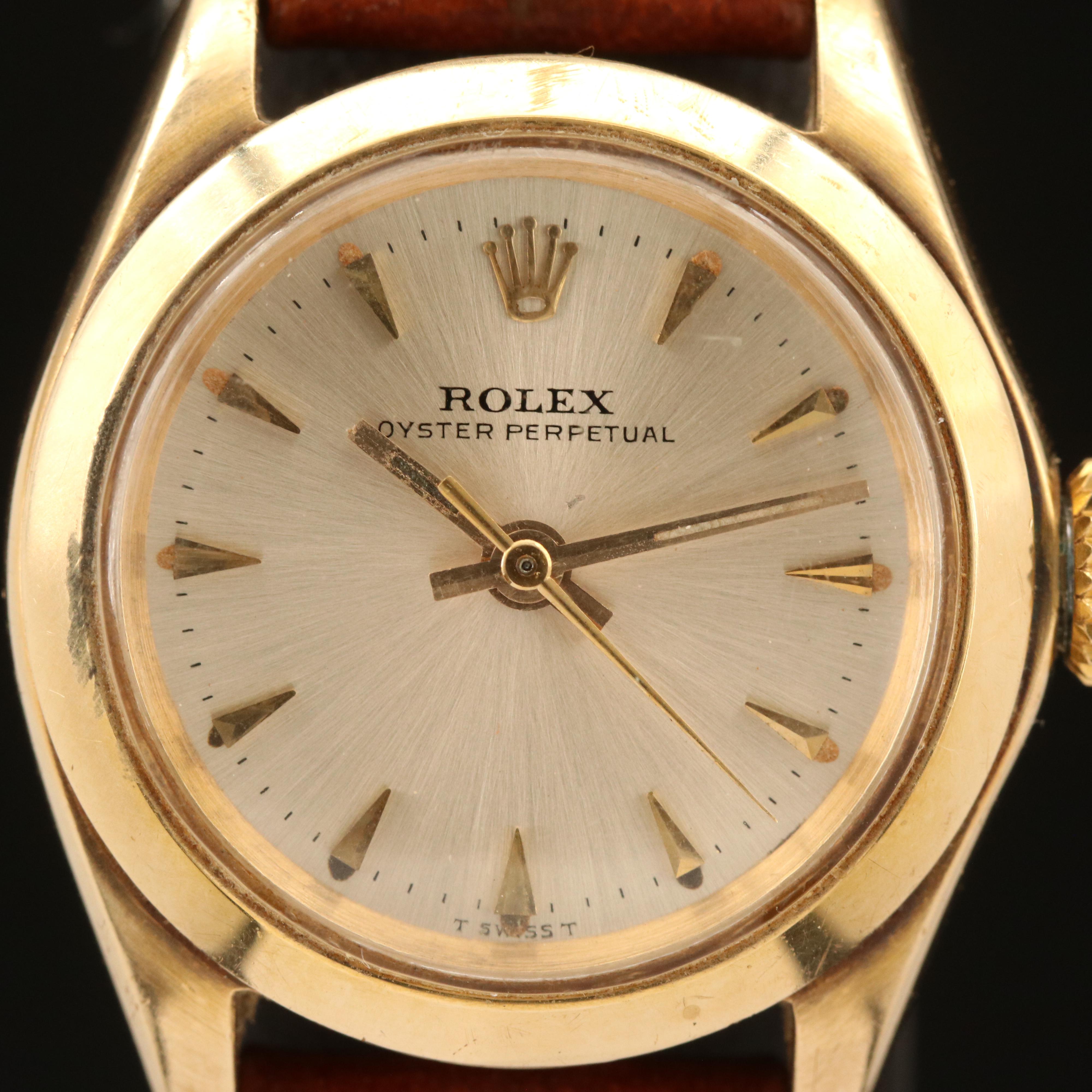 1968 Rolex Oyster Perpetual 14K Automatic Watch