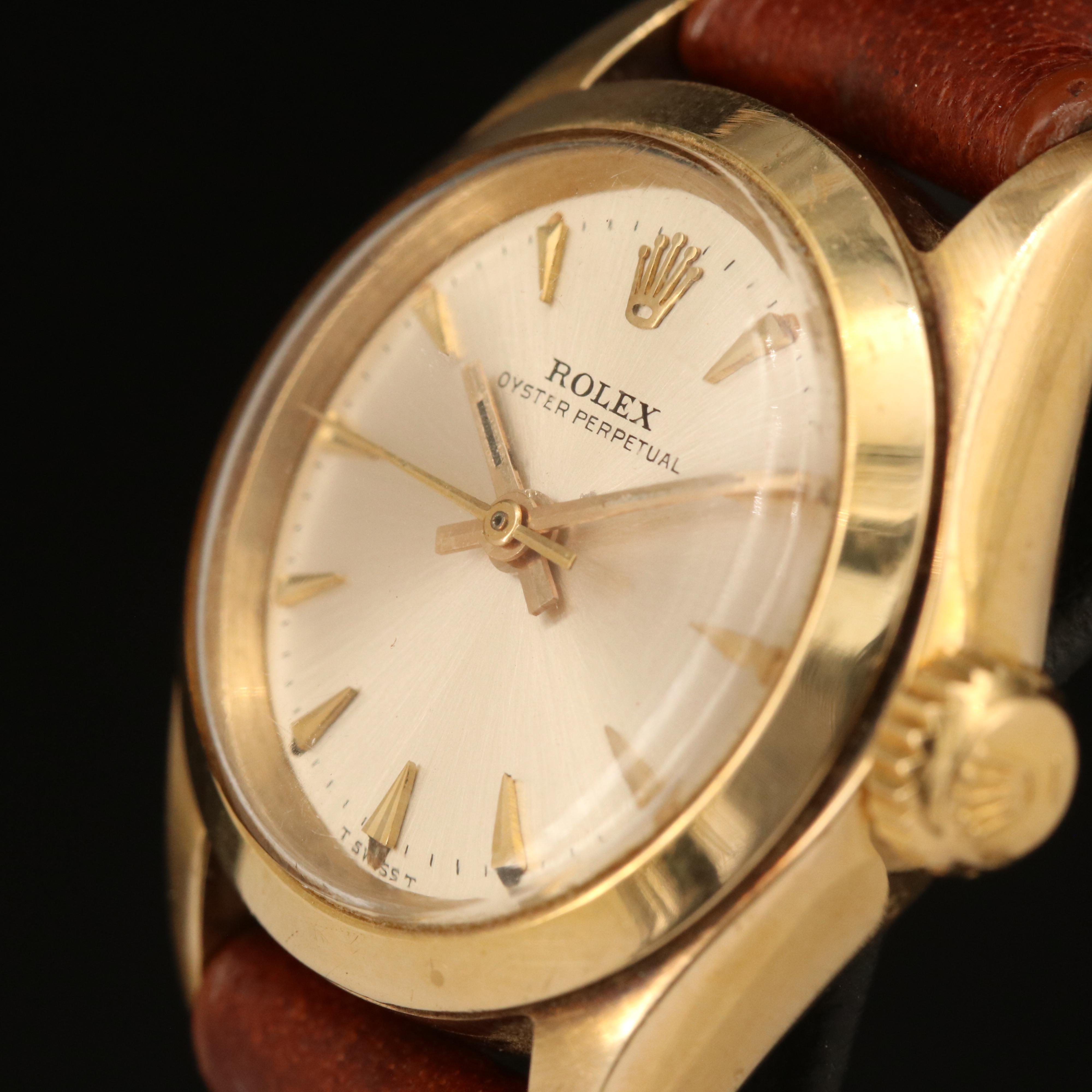 1968 Rolex Oyster Perpetual 14K Automatic Watch