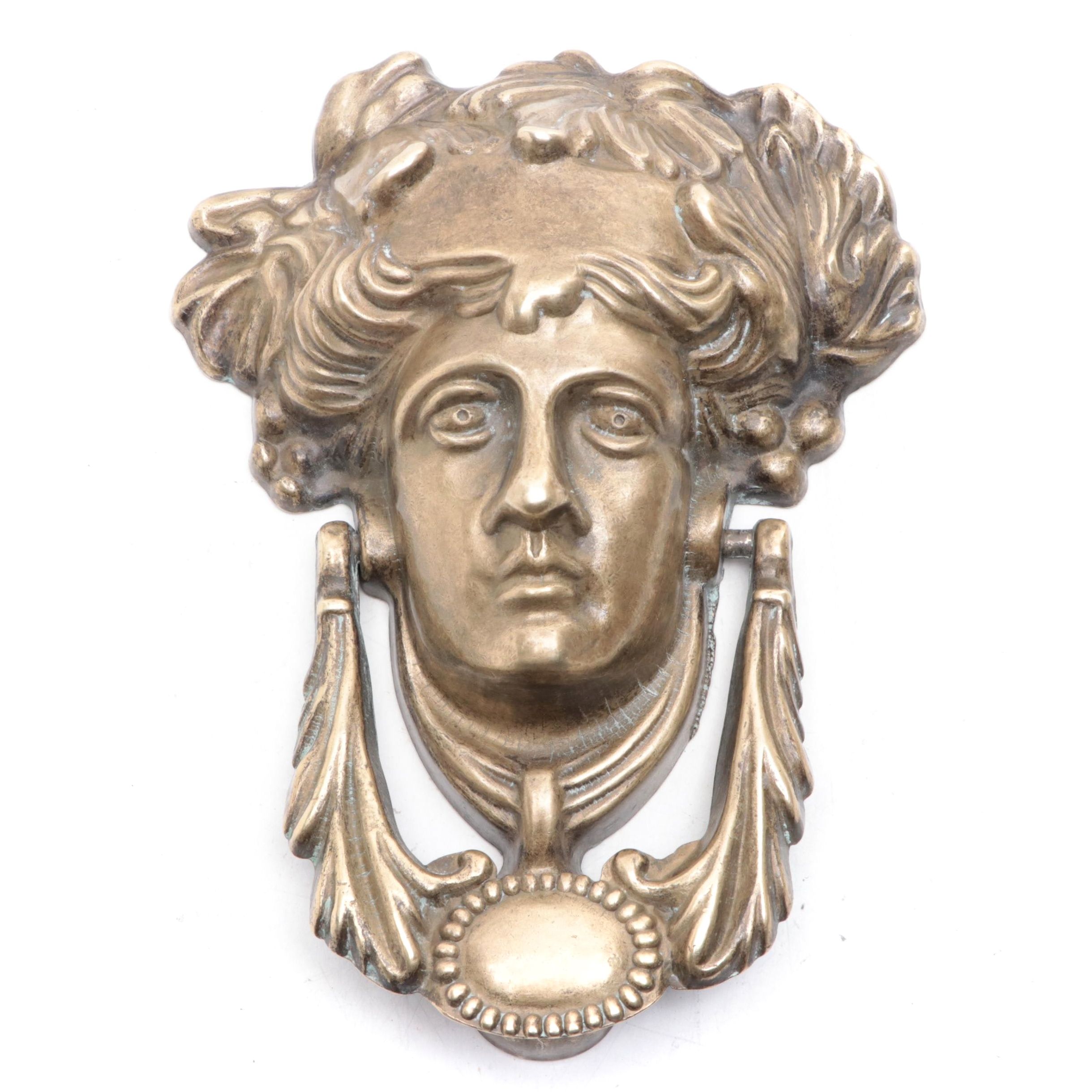 Victorian Classical Style Cast Metal Door Knocker