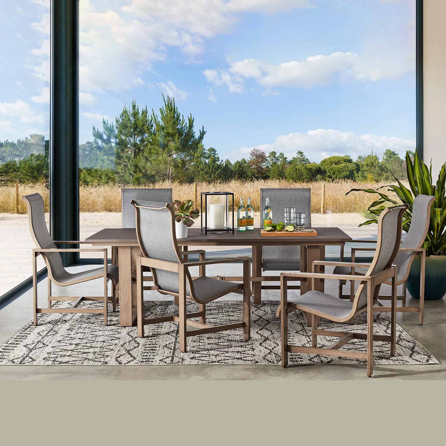Member's Mark Avondale Seven-Piece Sling Dining Set