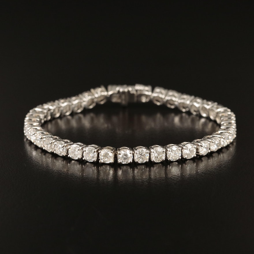 14K 12.10 CTW Diamond Line Bracelet