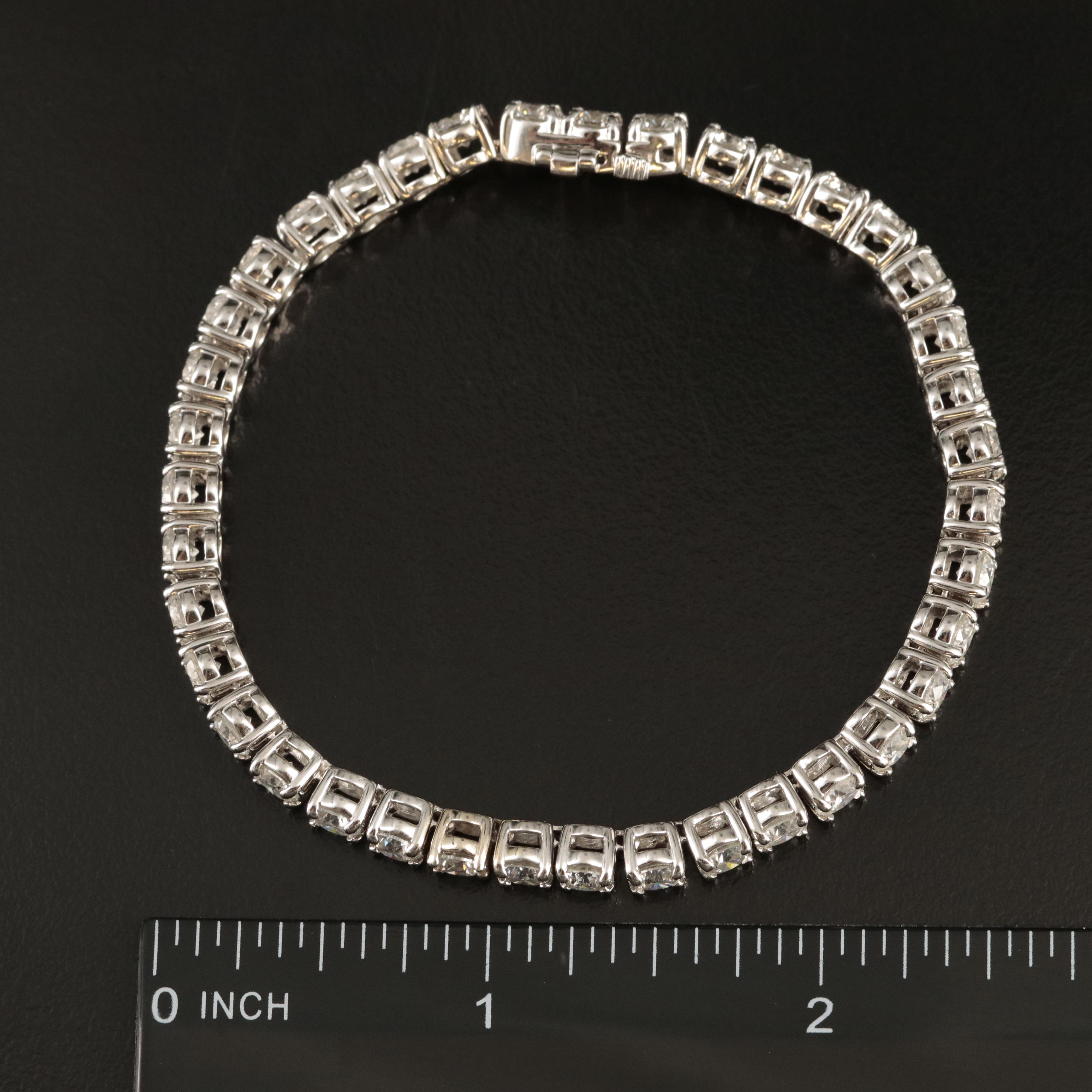 14K 12.10 CTW Diamond Line Bracelet