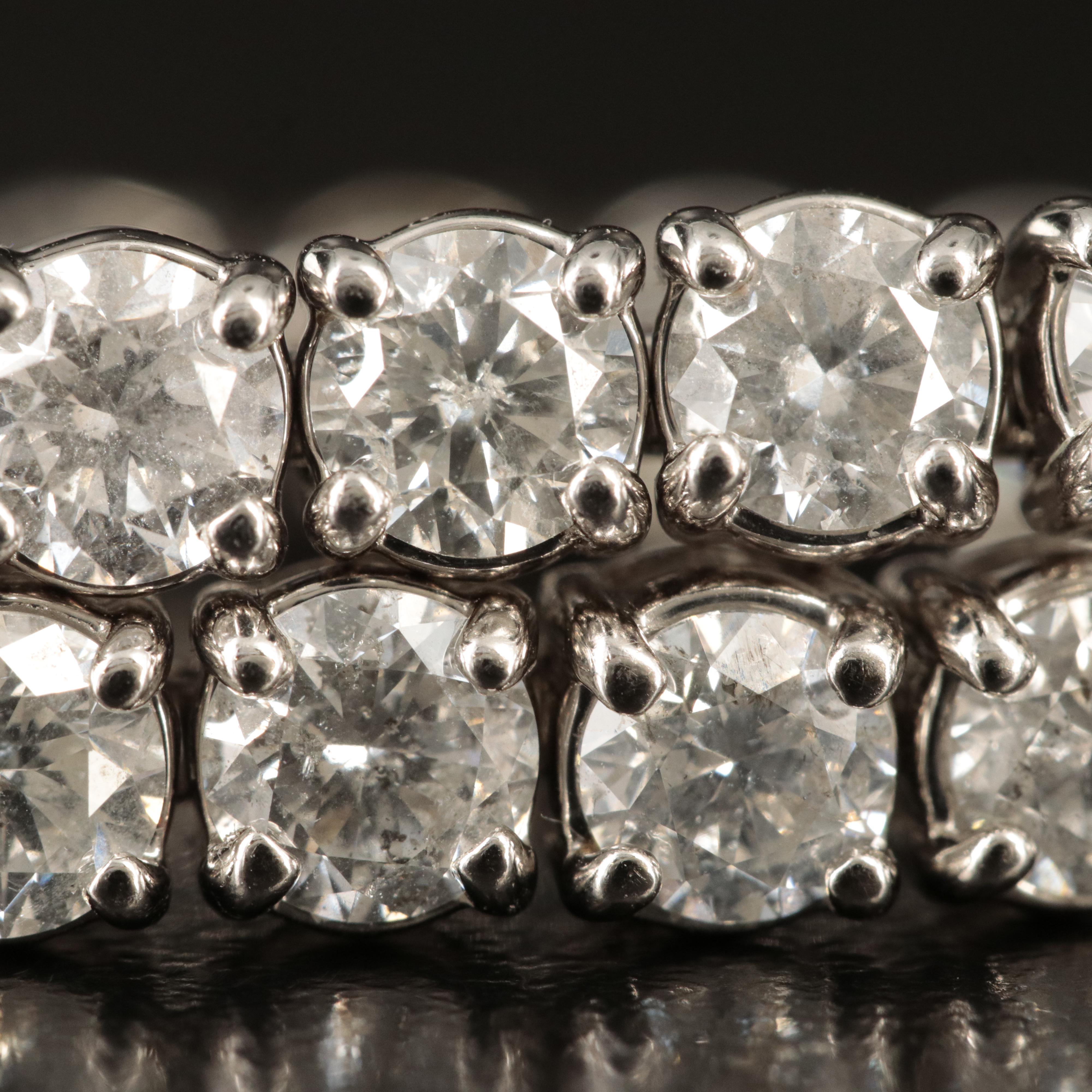 14K 12.10 CTW Diamond Line Bracelet