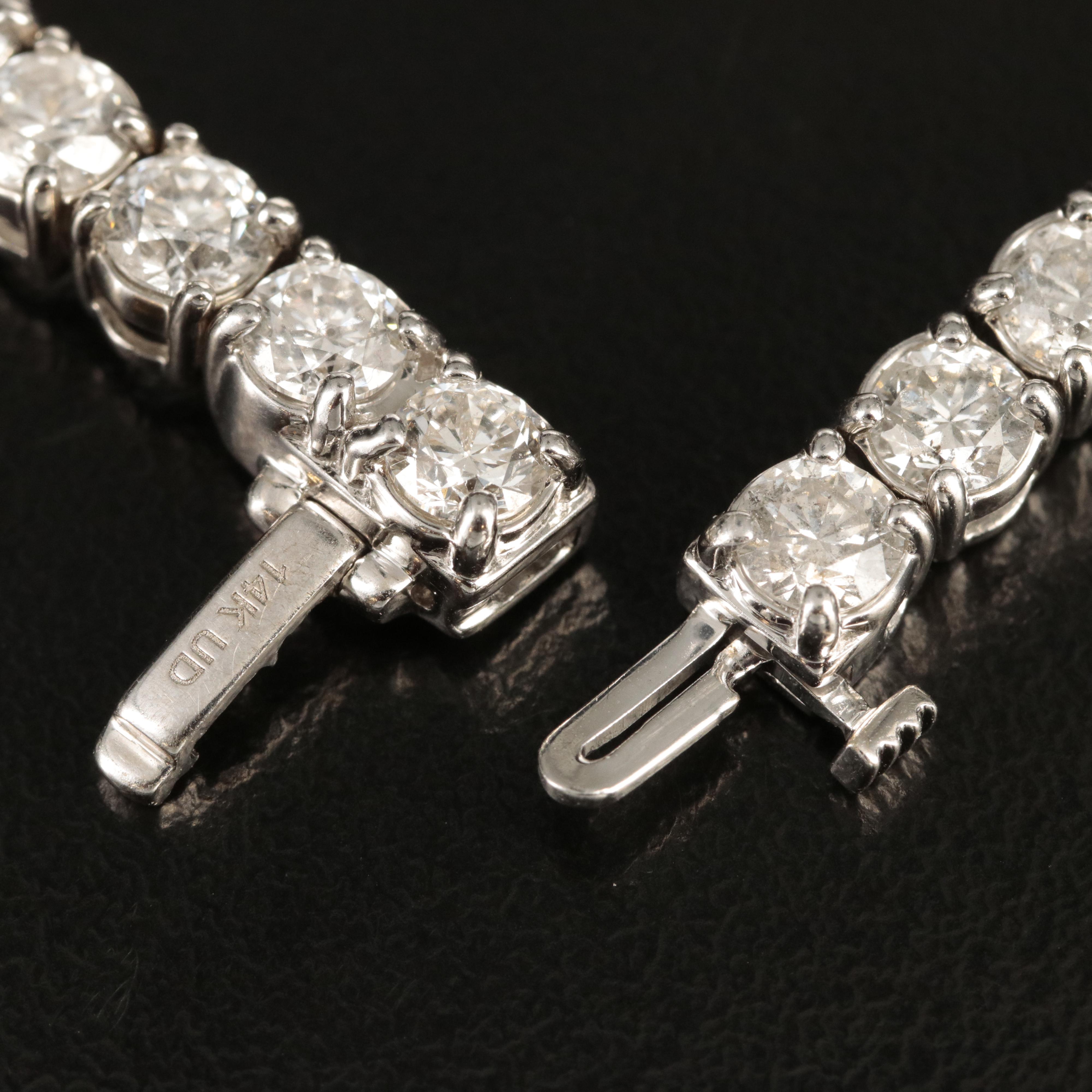 14K 12.10 CTW Diamond Line Bracelet