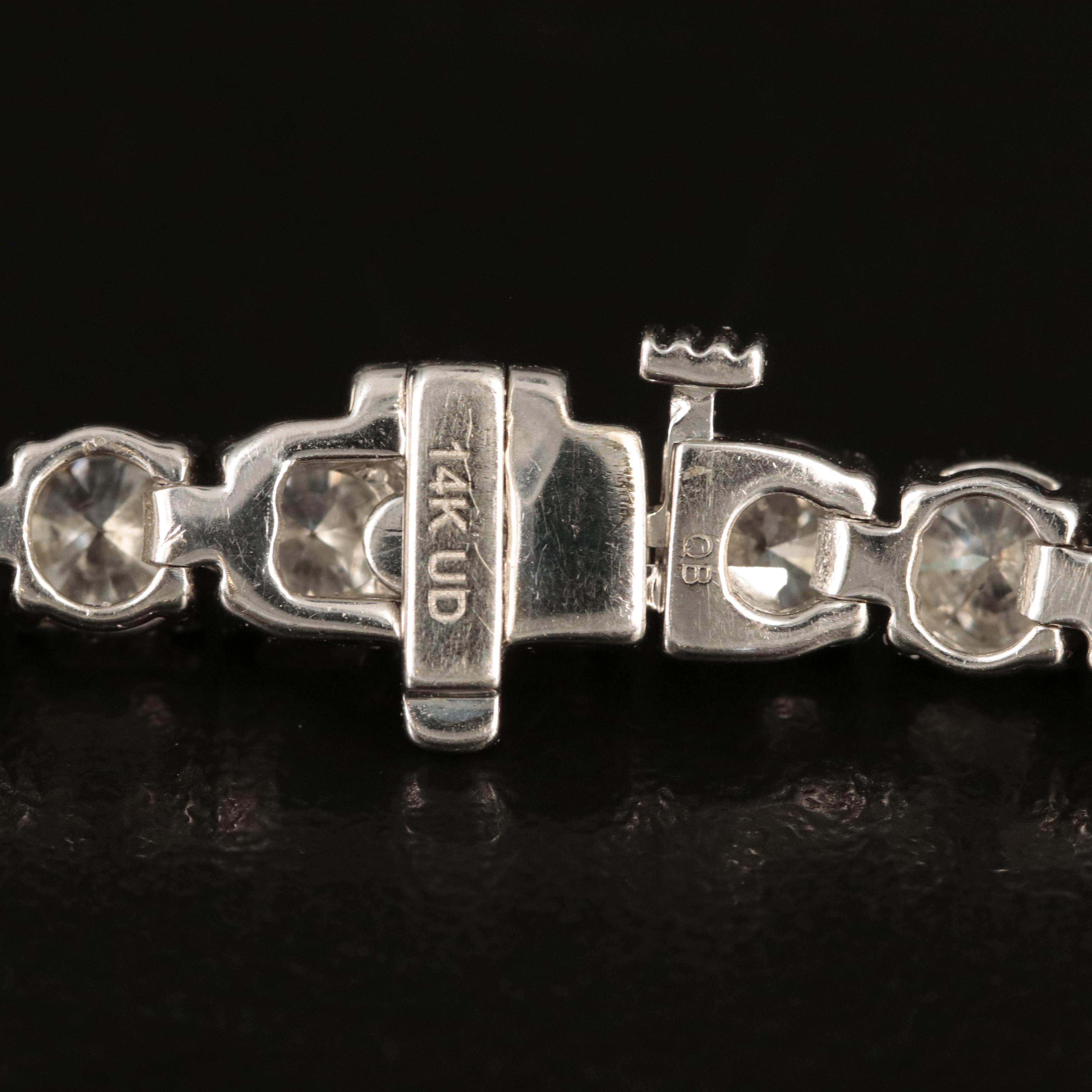 14K 12.10 CTW Diamond Line Bracelet
