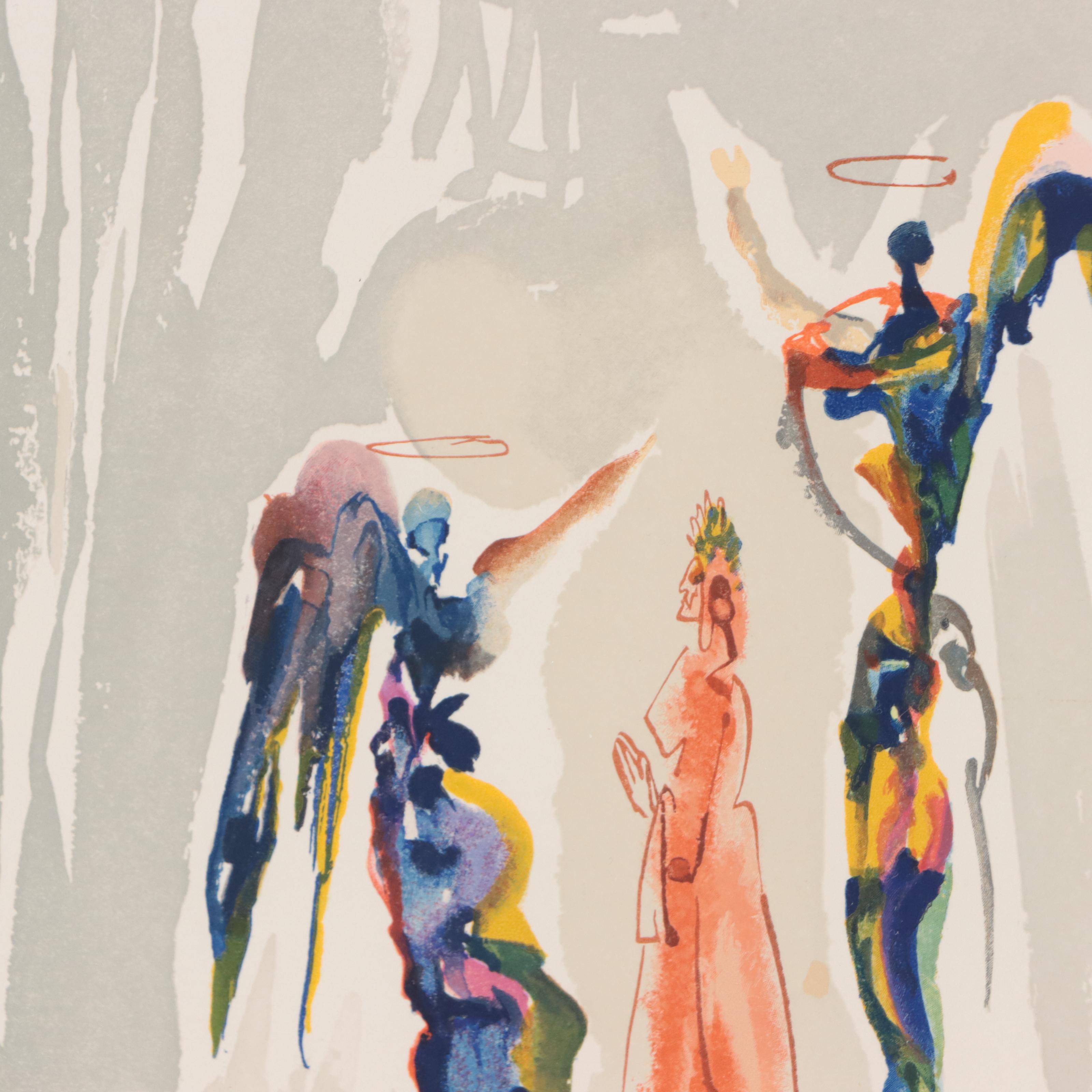 Salvador Dalí Wood Engraving "Gloria Patri," 1960 - 1964