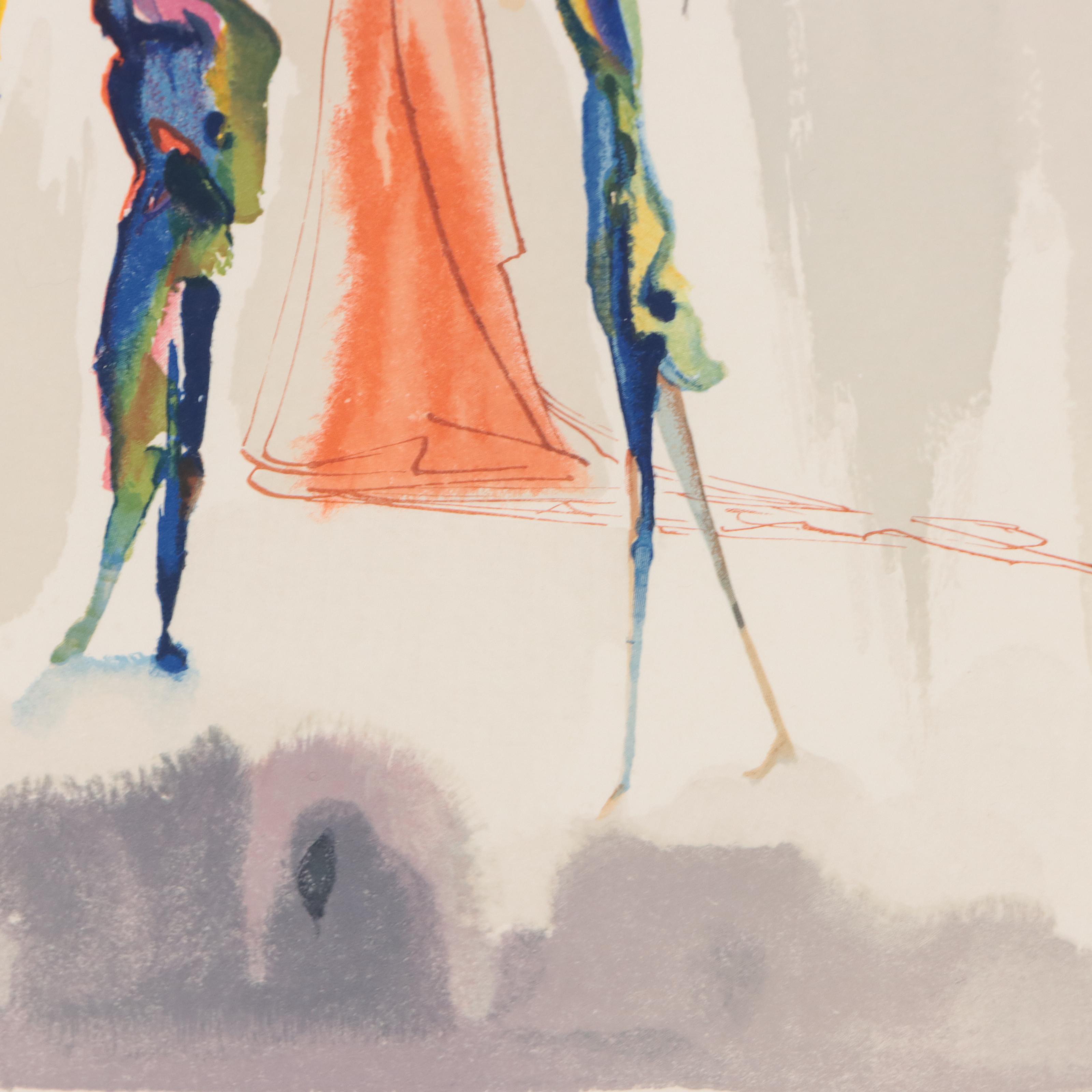 Salvador Dalí Wood Engraving "Gloria Patri," 1960 - 1964