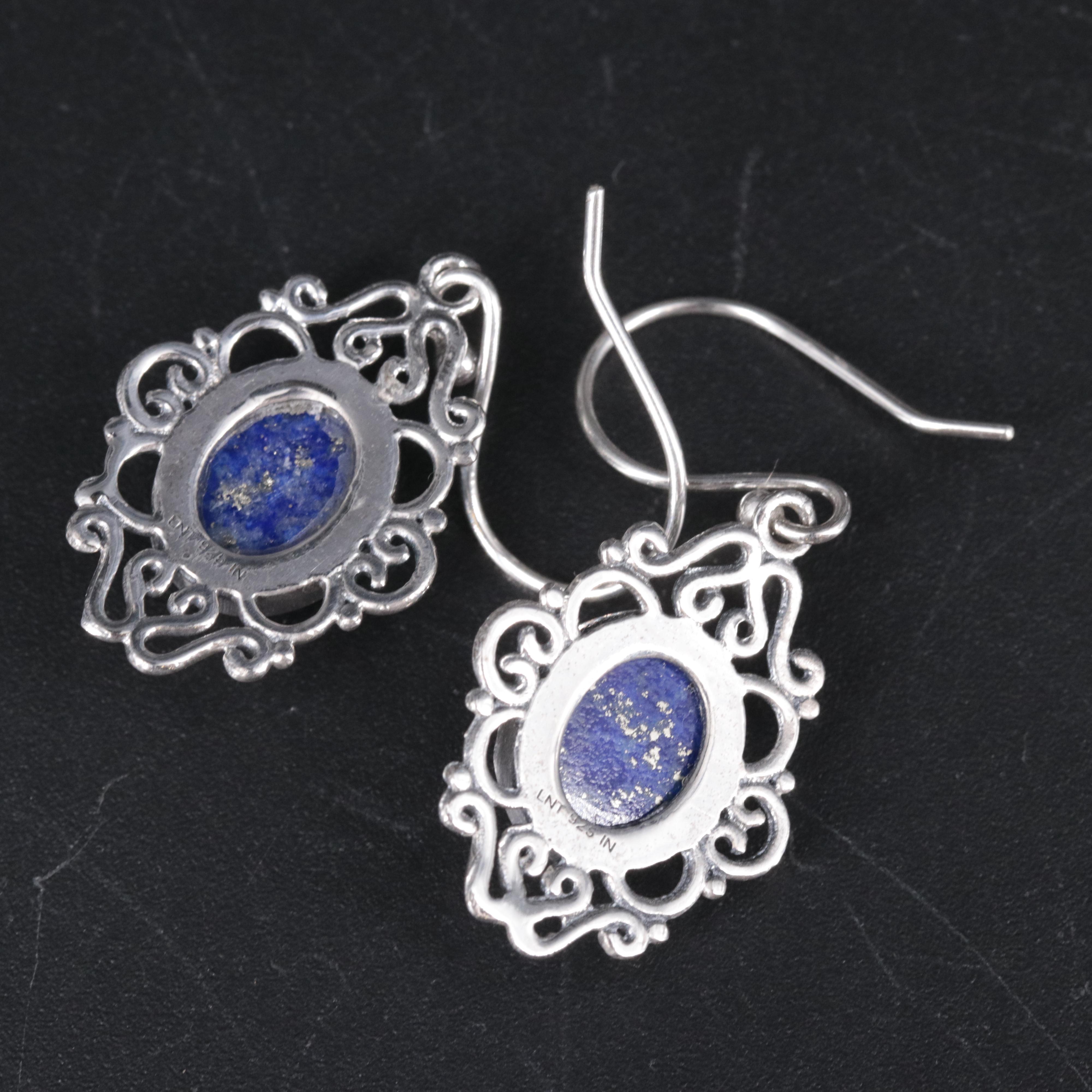 Sterling Silver Lapis Lazuli Earrings