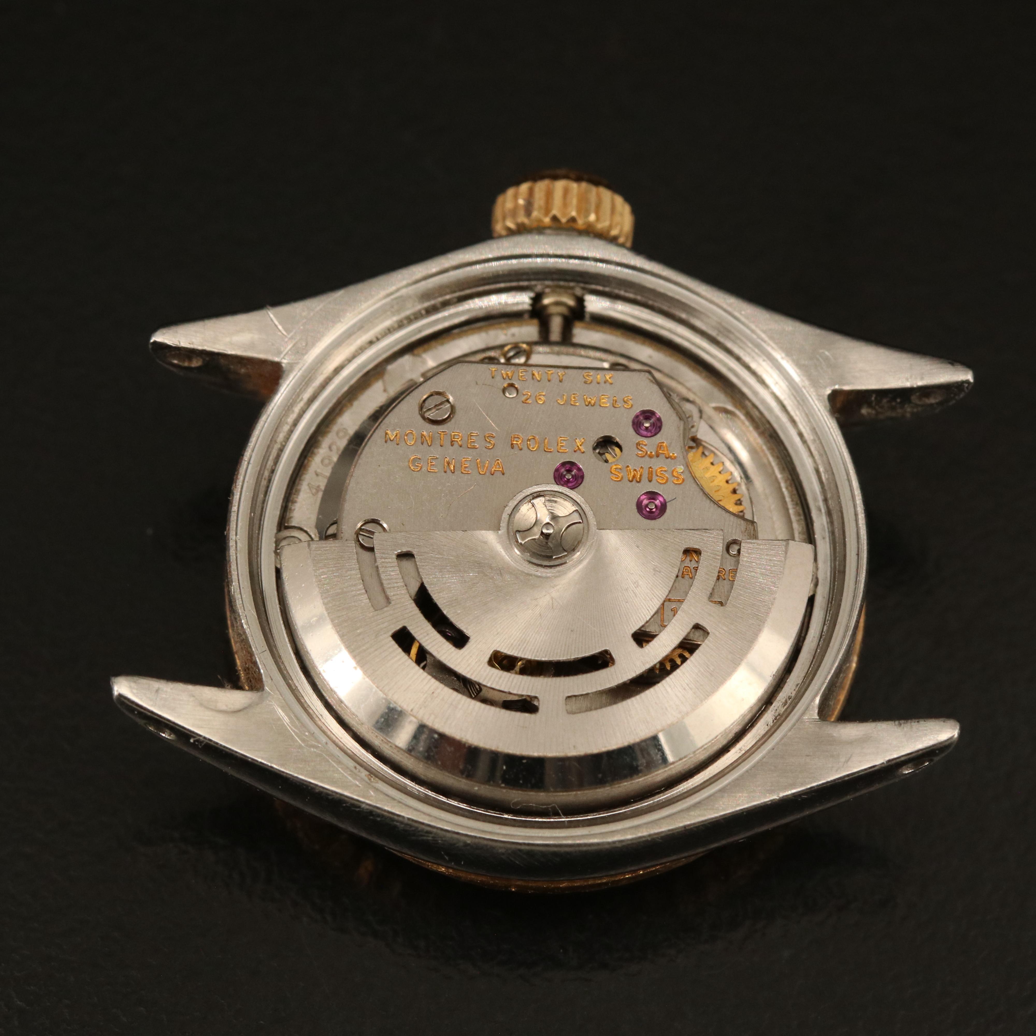 1970 Rolex 14K and Stainless Steel Oyster Perpetual Date Watch