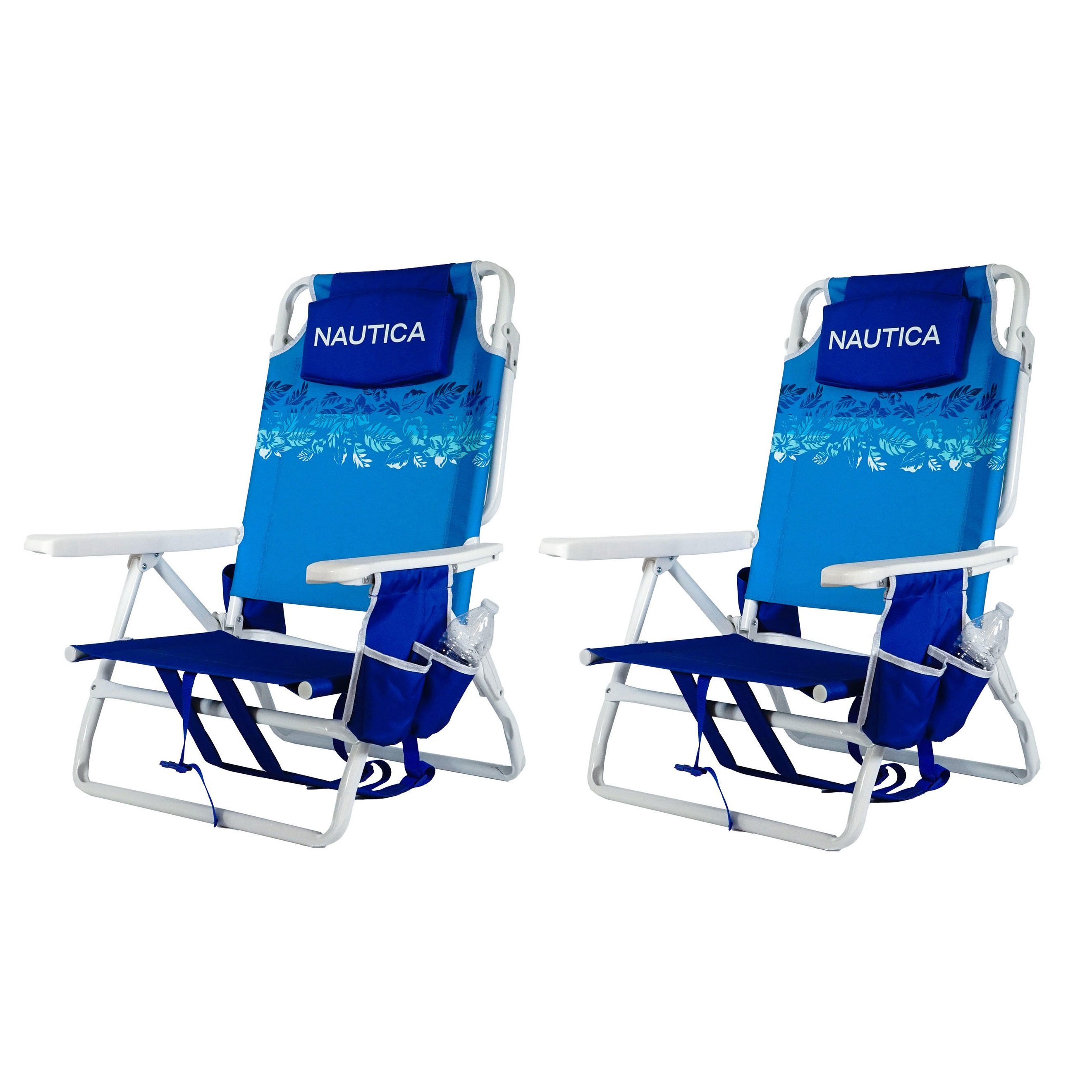 Two-Pack of Nautica Beach Chairs in Island Stripe