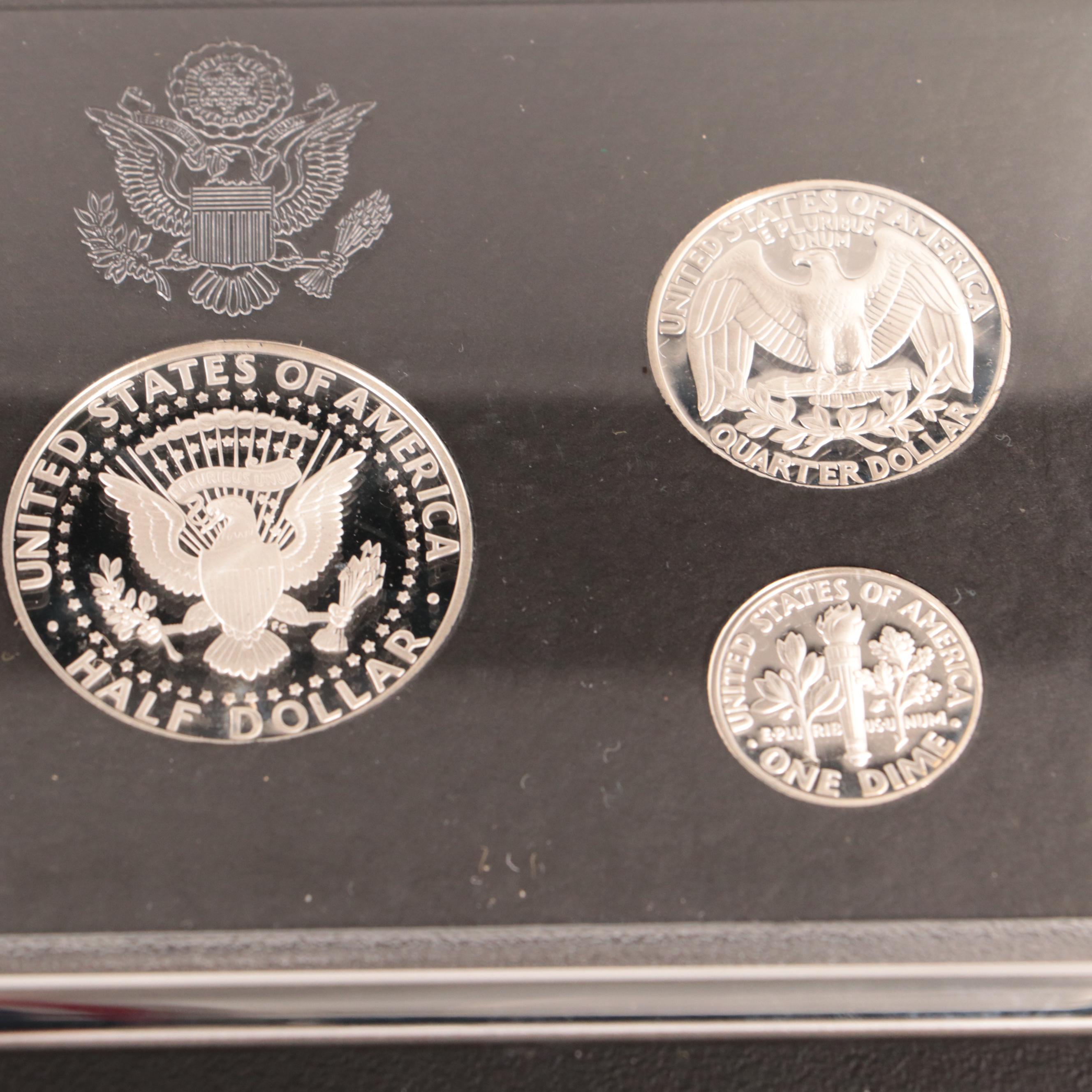 Two United States Mint Premier Silver Proof Sets, 1993 and 1997