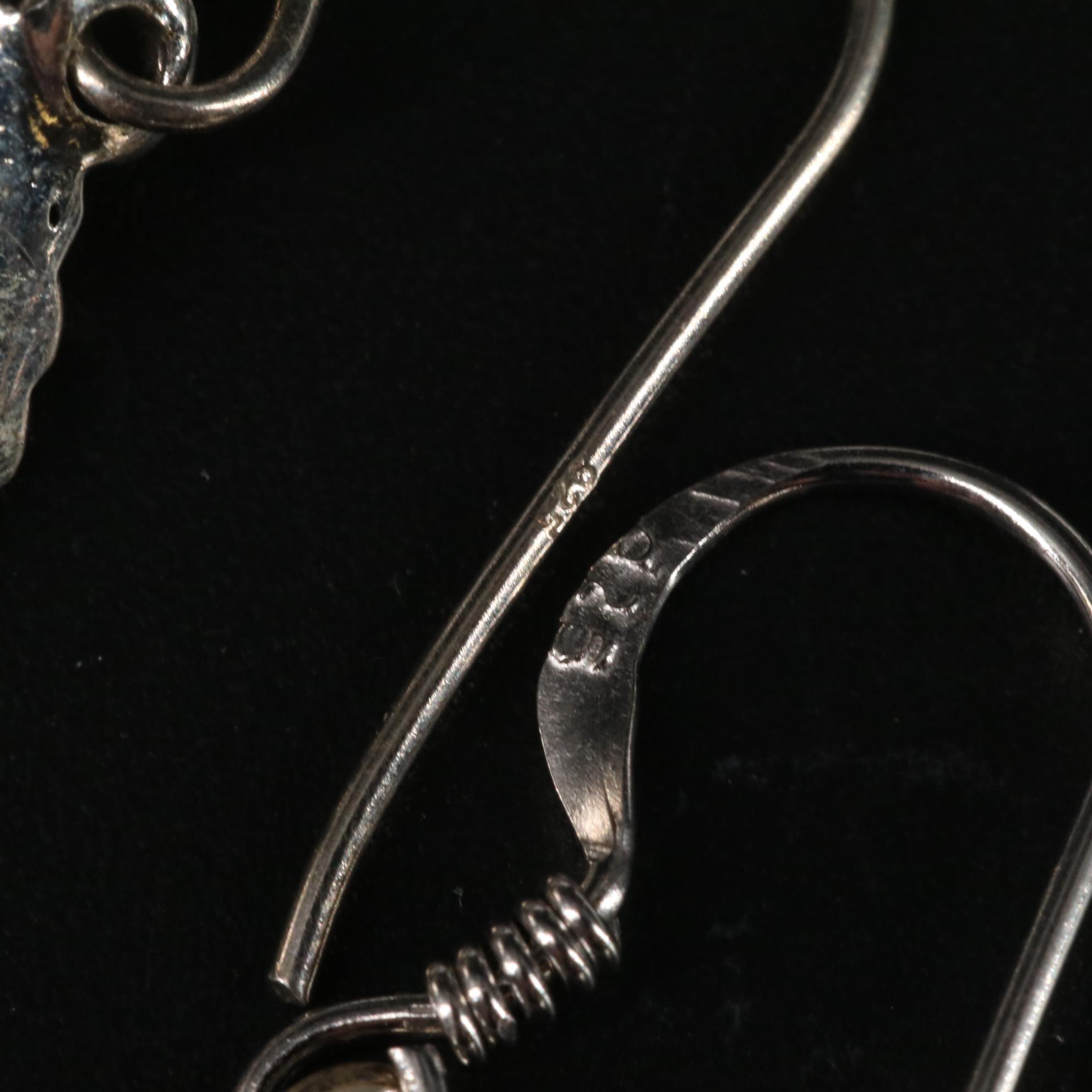 Sterling Earring Duo Featuring Topaz