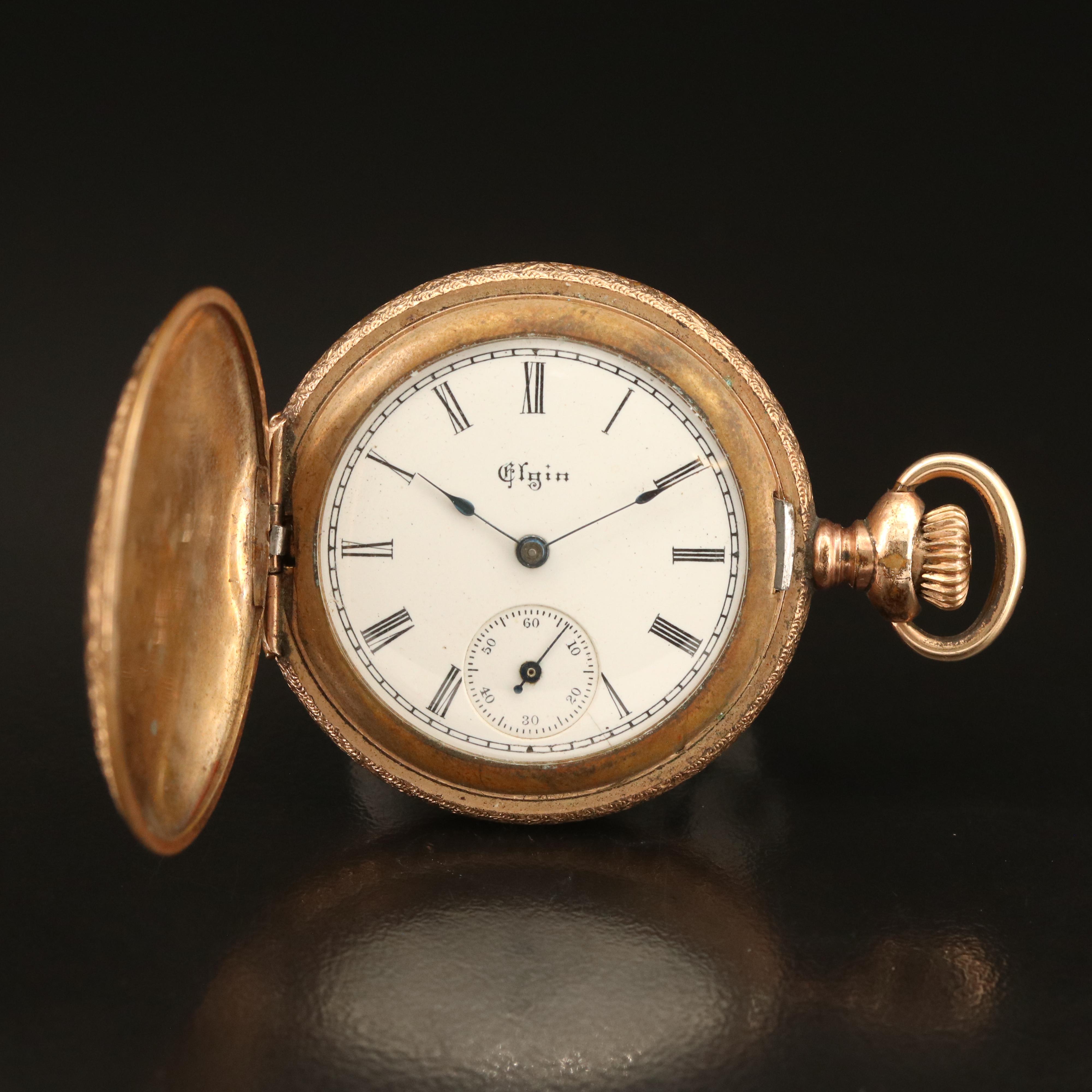 1897 Elgin Gold-Filled Pocket Watch