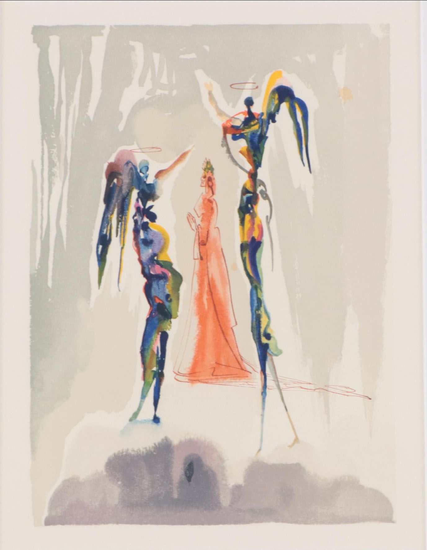 Salvador Dalí Wood Engraving "Gloria Patri," 1960 - 1964