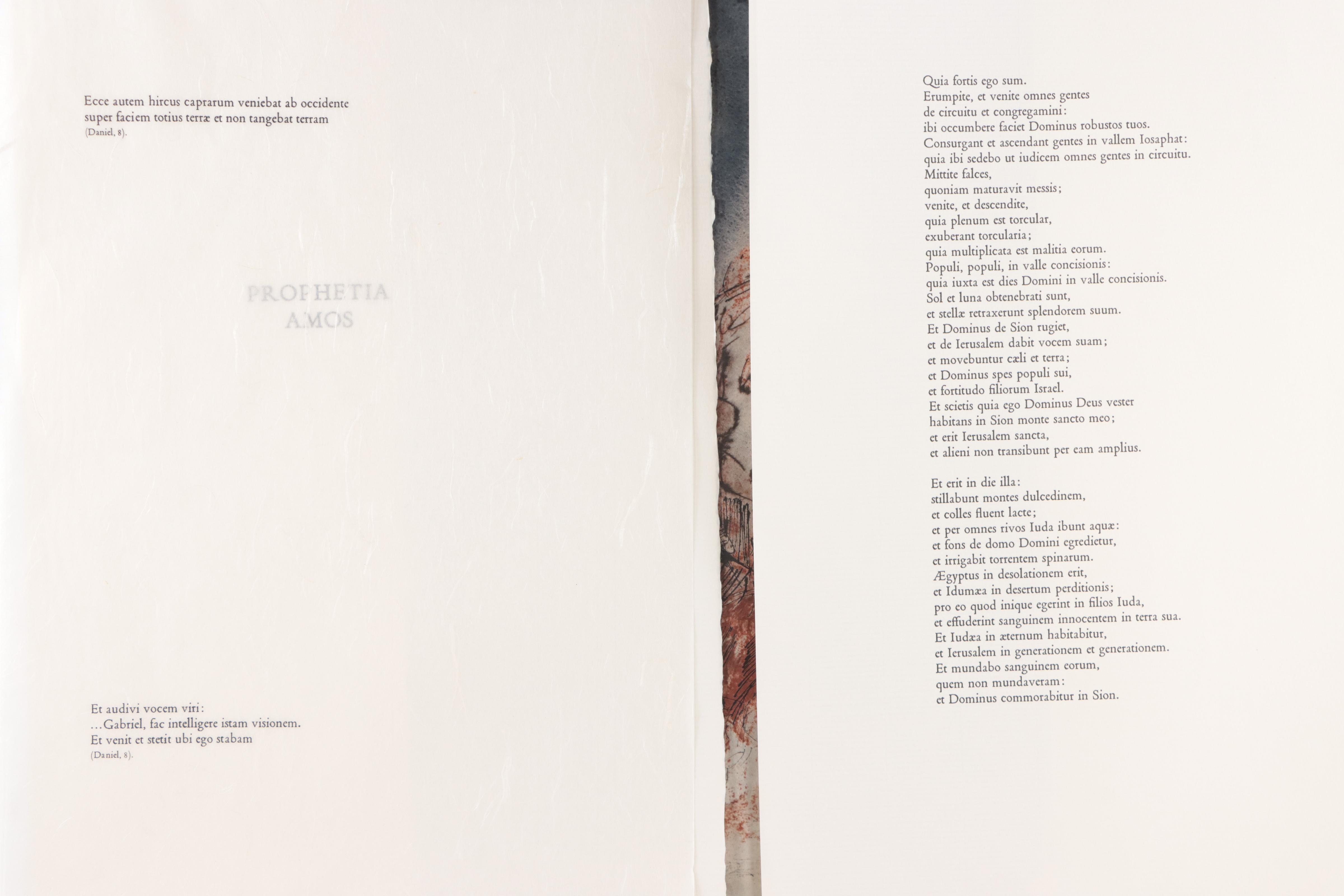 Salvador Dalí Lithographic Print from "Biblia Sacra," 1969