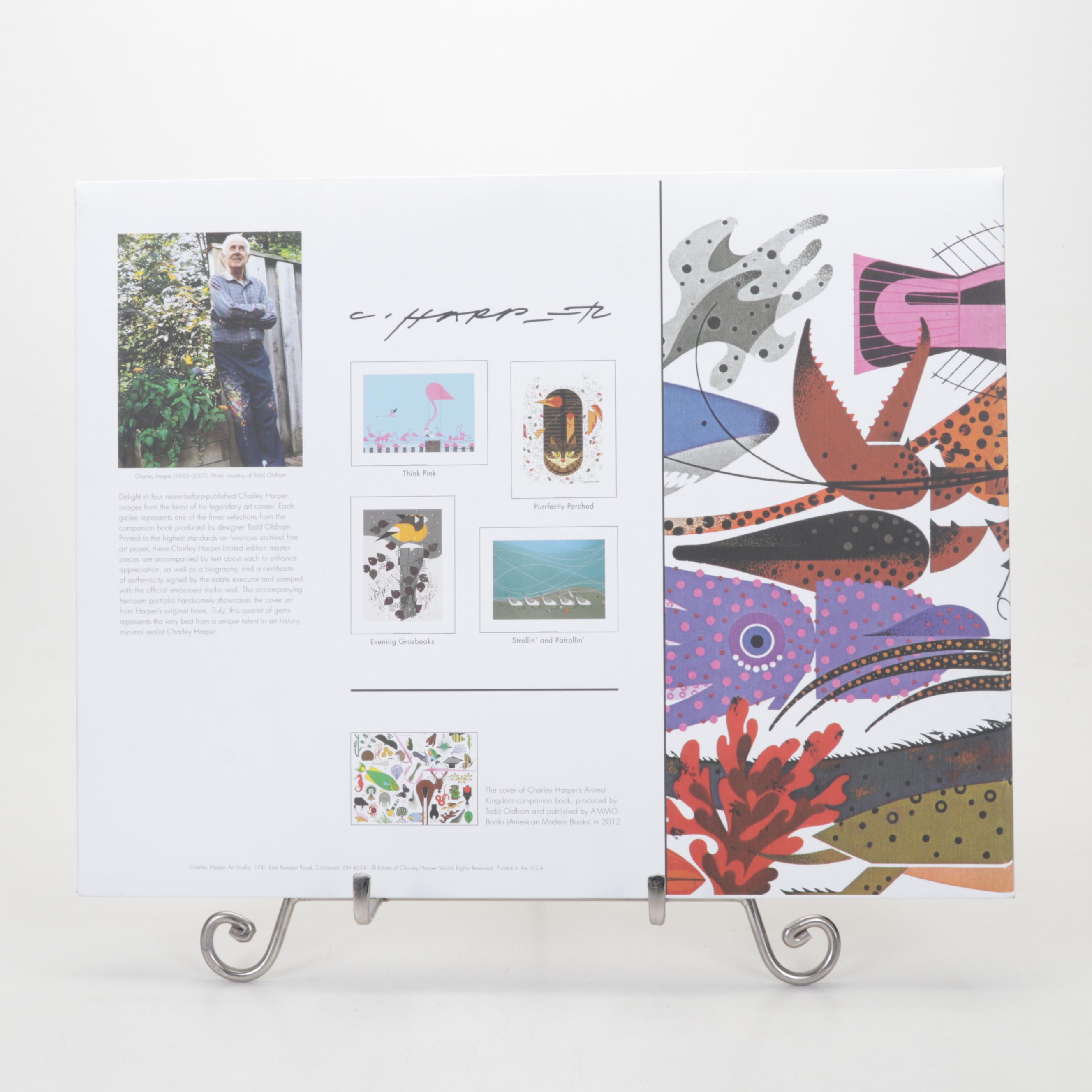 "Charley Harper's Animal Kingdom" Giclée Portfolio, 2012