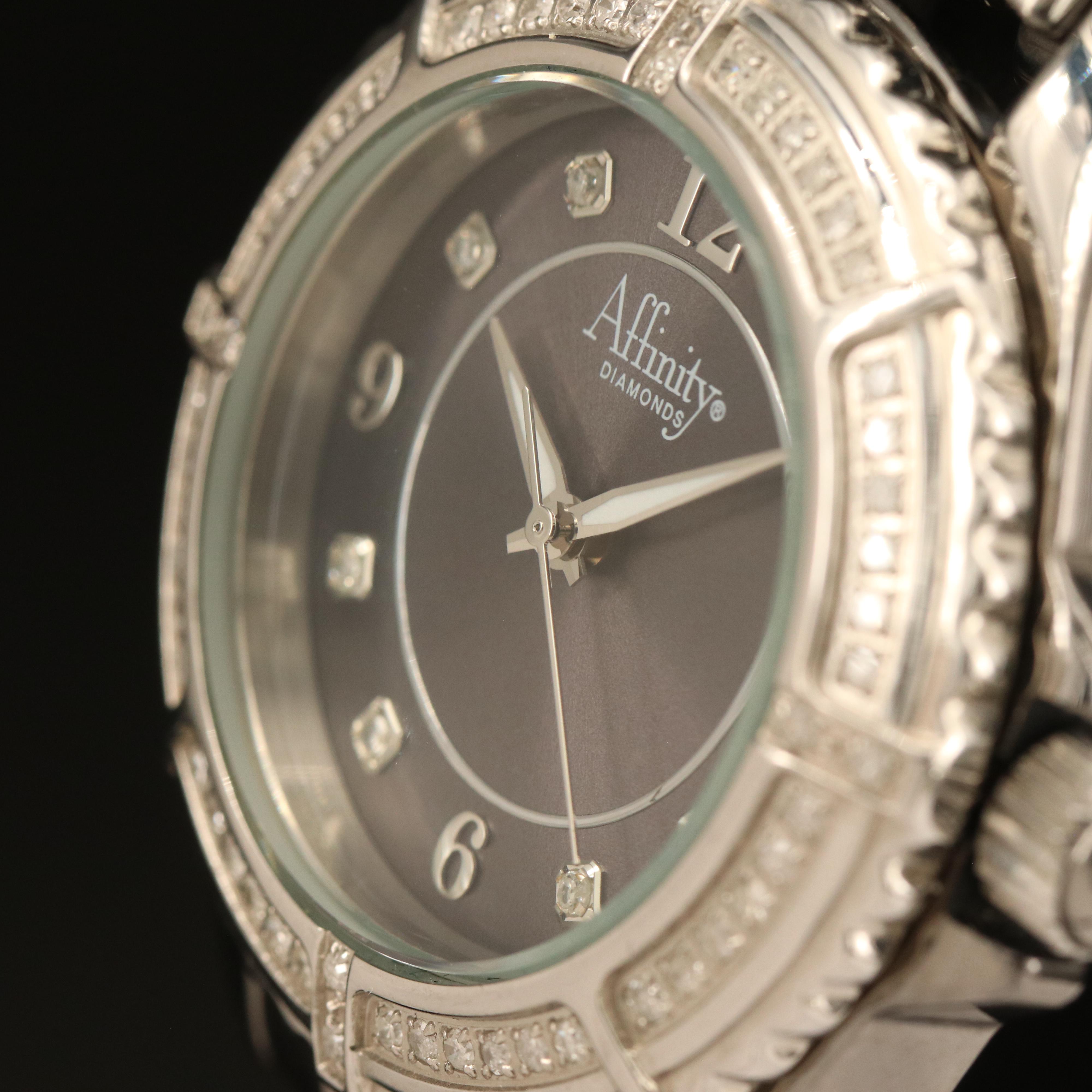 Affinity Diamond and Ceramic Quartz Watch