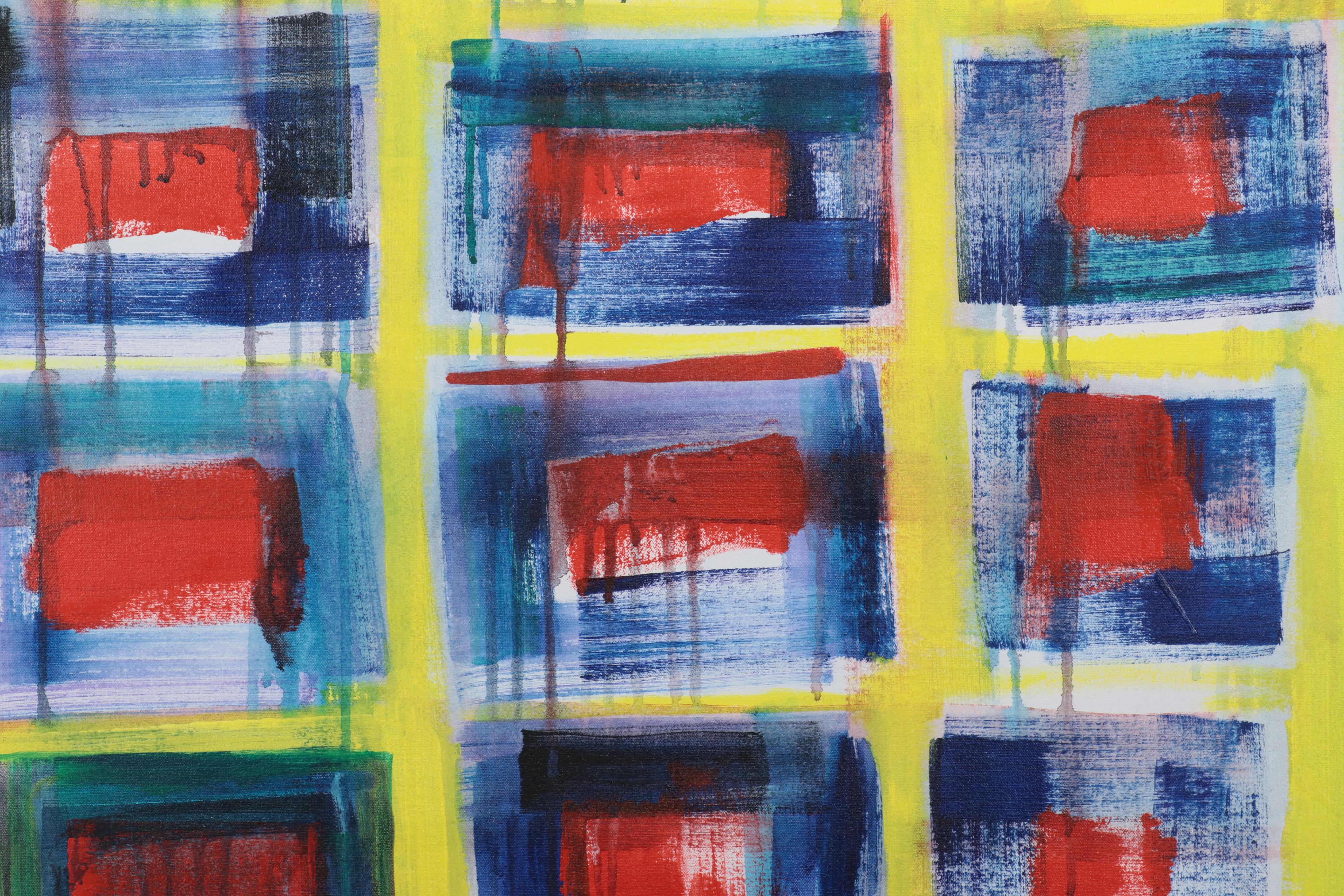 Rhee Lightner Abstract Acrylic Painting