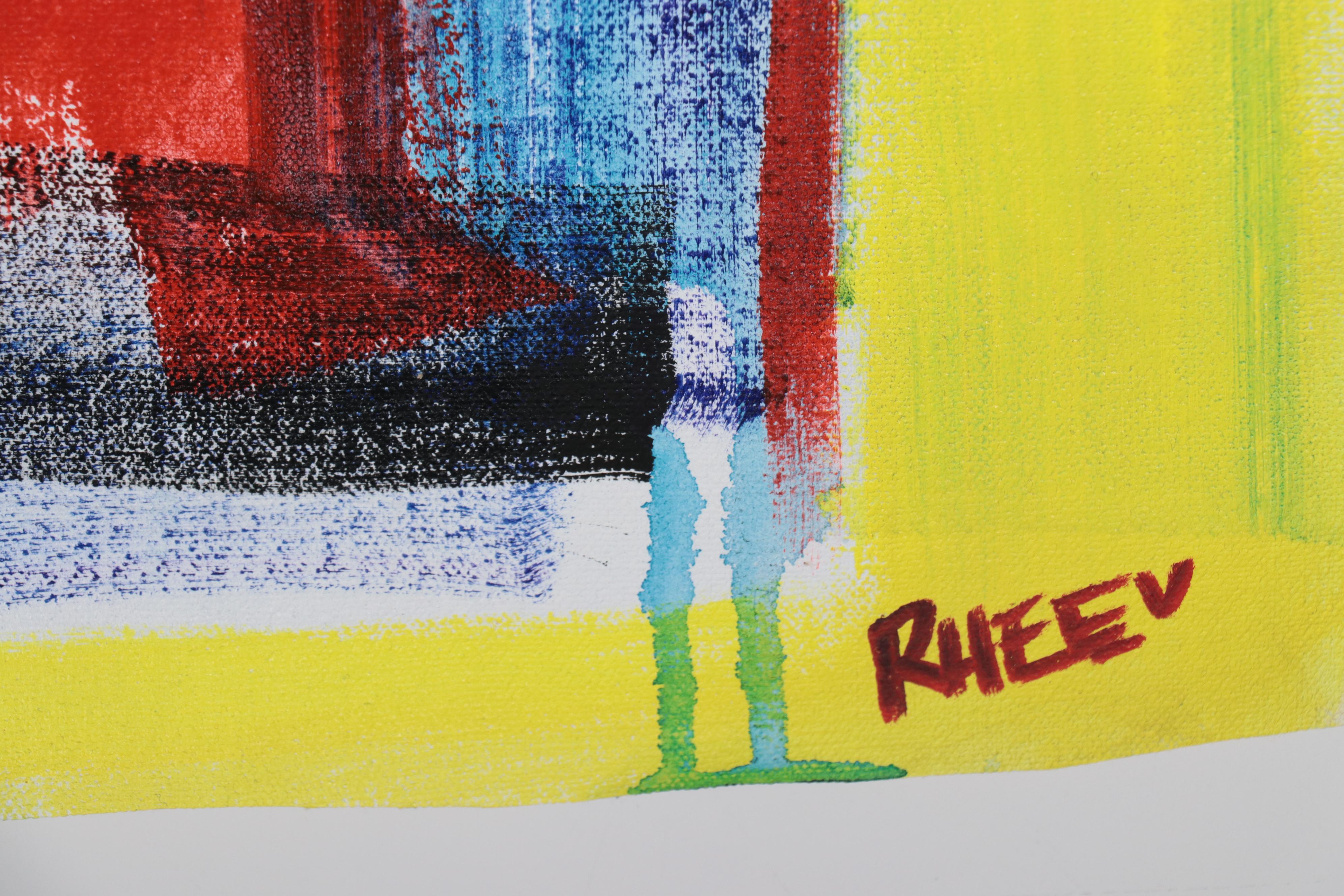 Rhee Lightner Abstract Acrylic Painting