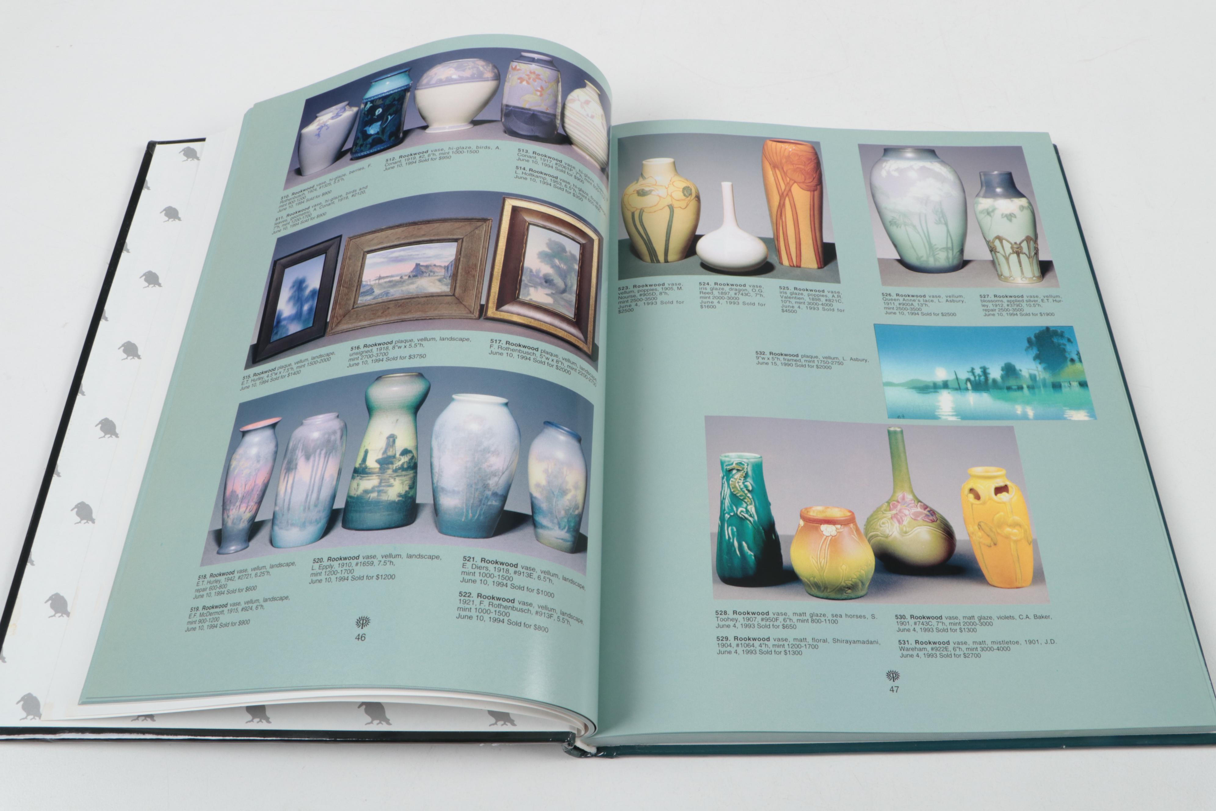 "Rookwood Pottery: The Glorious Gamble" by Anita J. Ellis and More