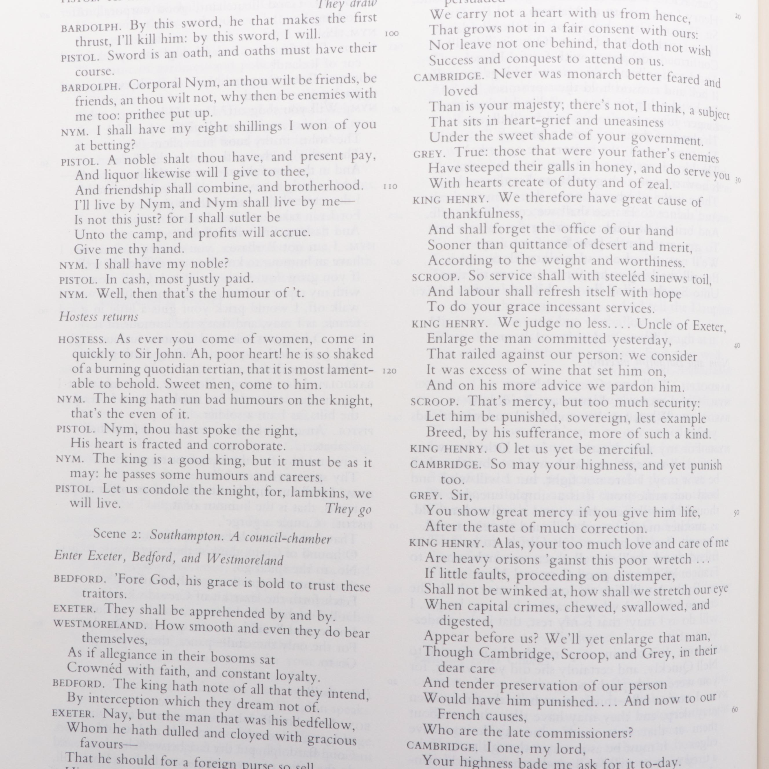 "The Complete Works of William Shakespeare" with Preface by P. Brockbank, 1981