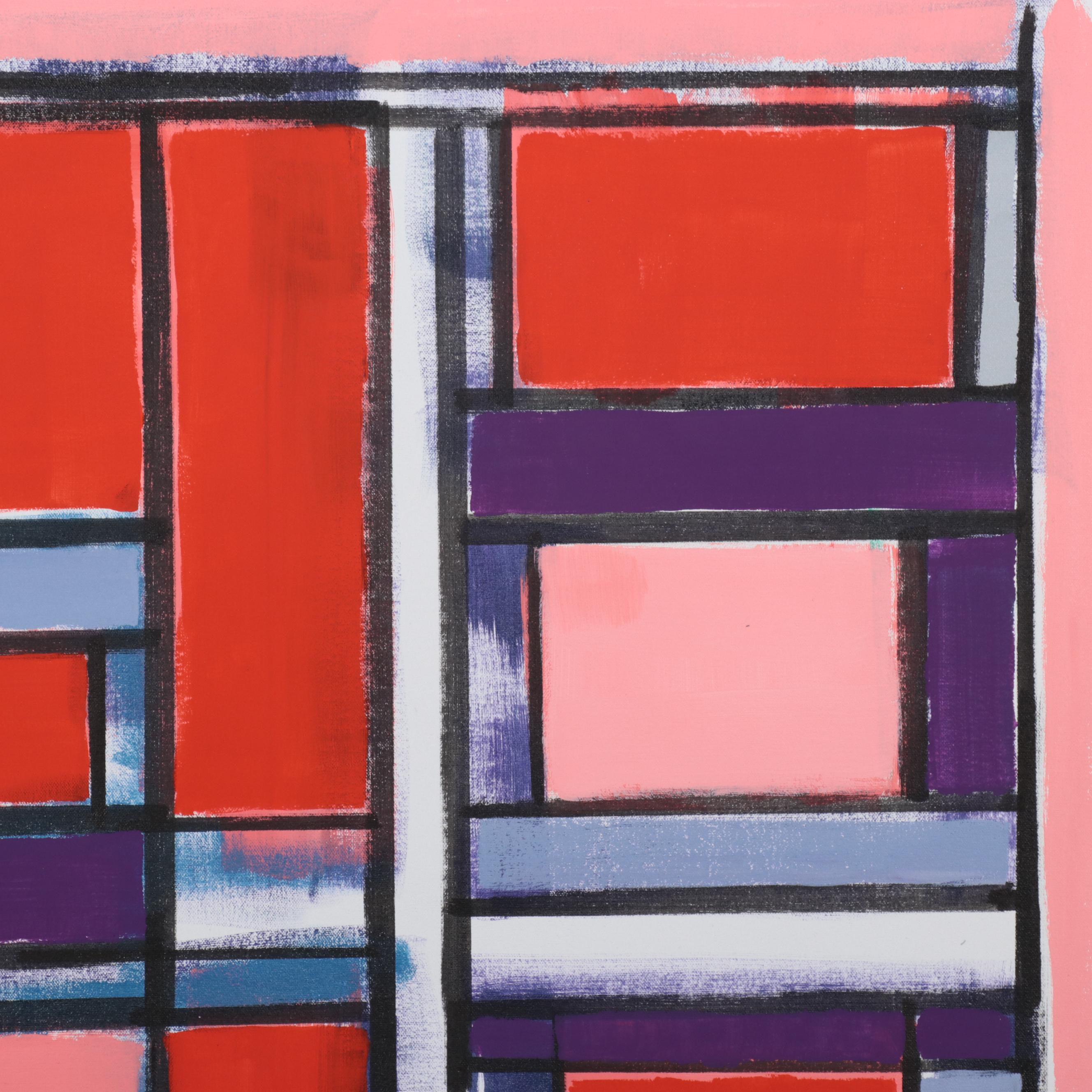 Rhee Lightner Abstract Acrylic Painting