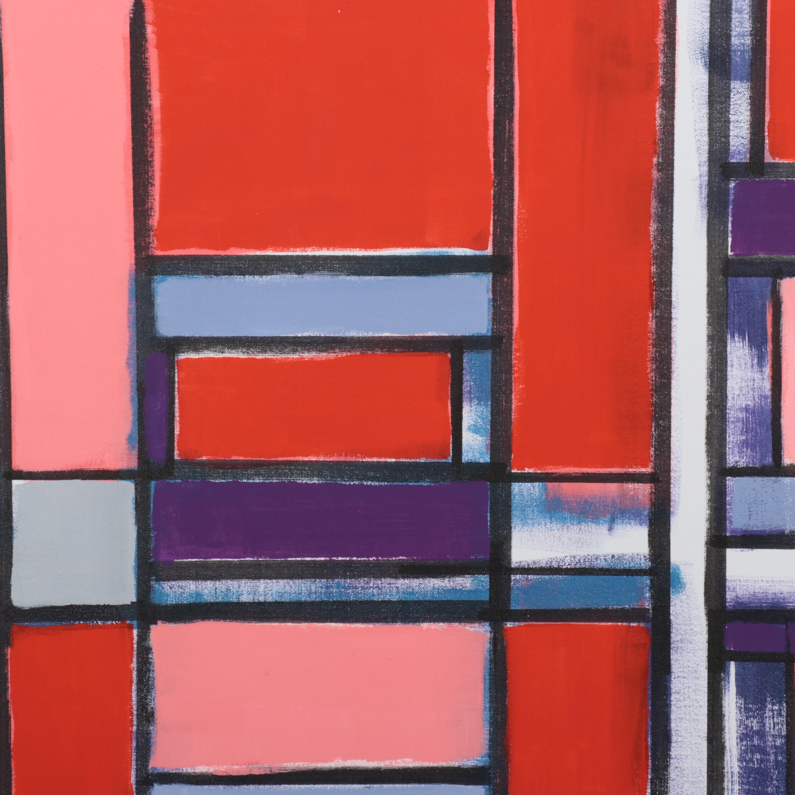 Rhee Lightner Abstract Acrylic Painting