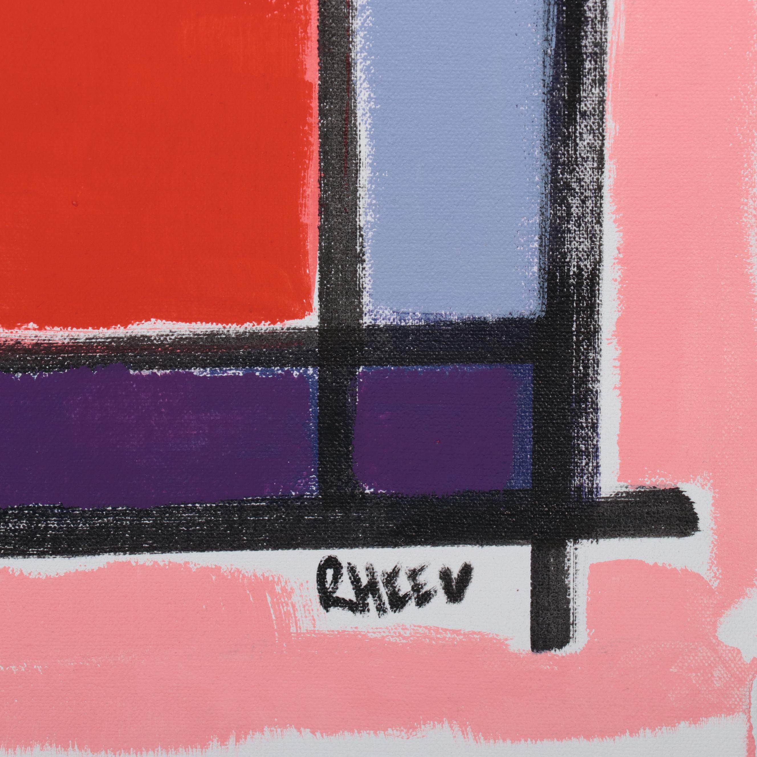 Rhee Lightner Abstract Acrylic Painting