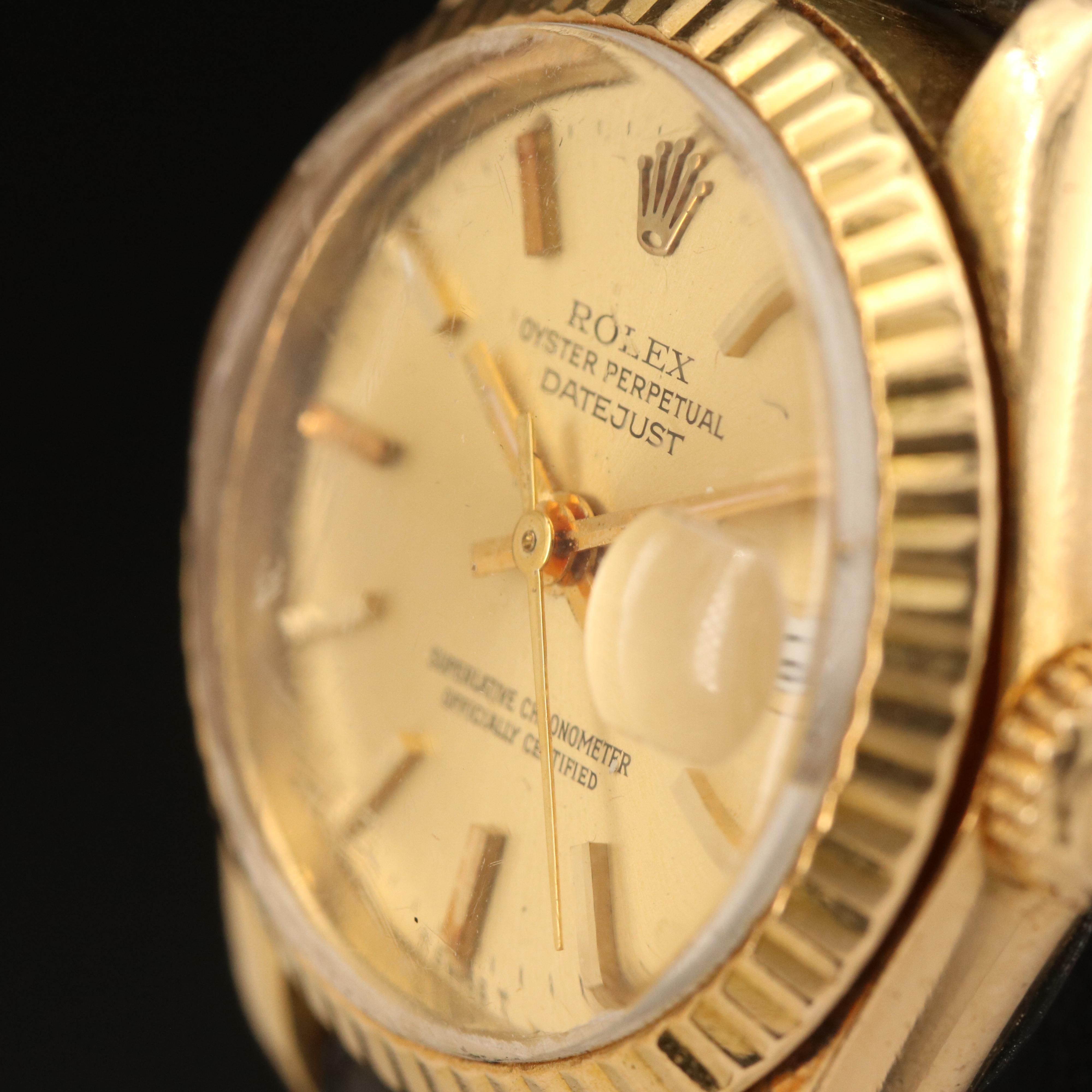 1978 - 79 18K Rolex Oyster Perpetual Datejust Watch
