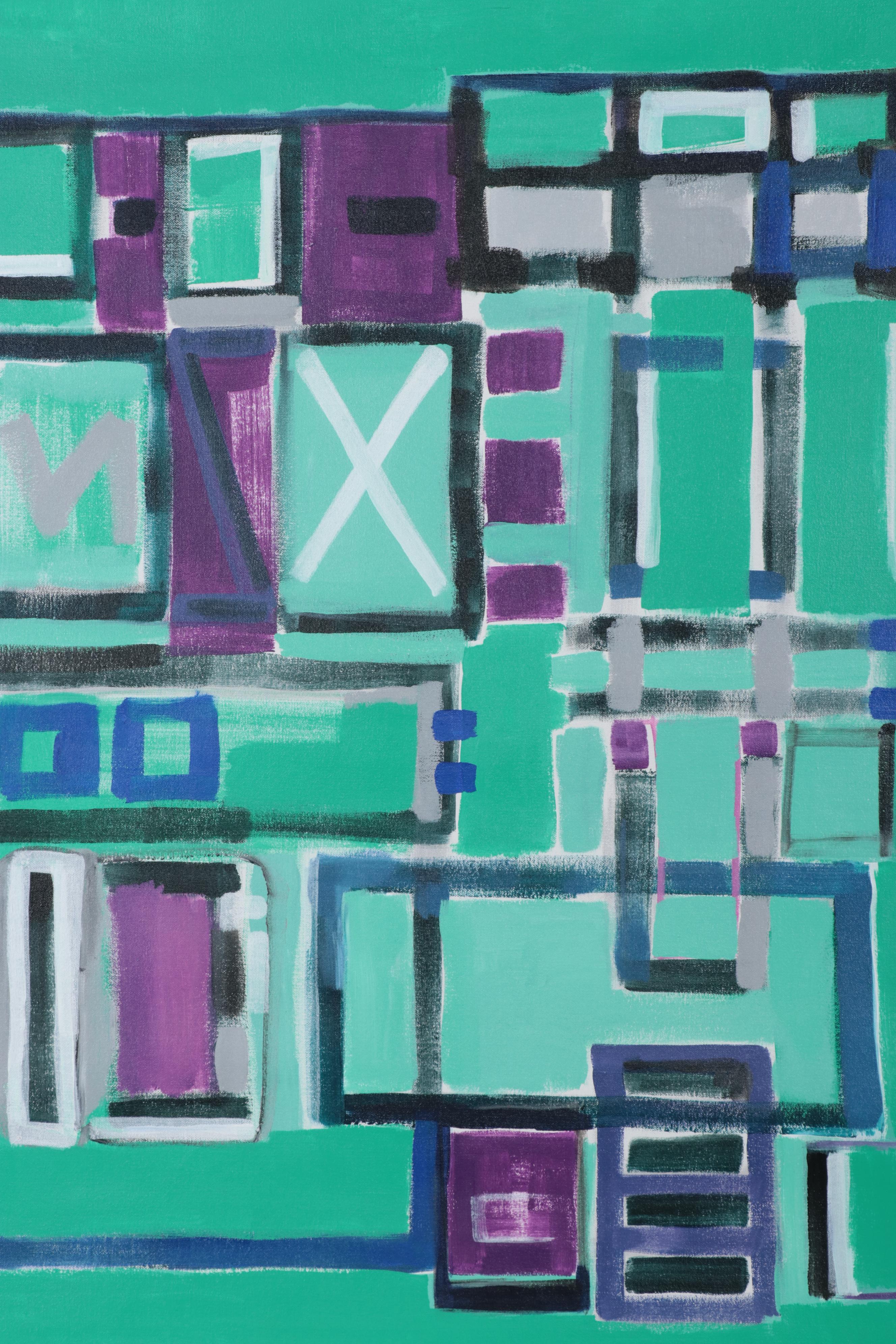 Rhee Lightner Abstract Acrylic Painting