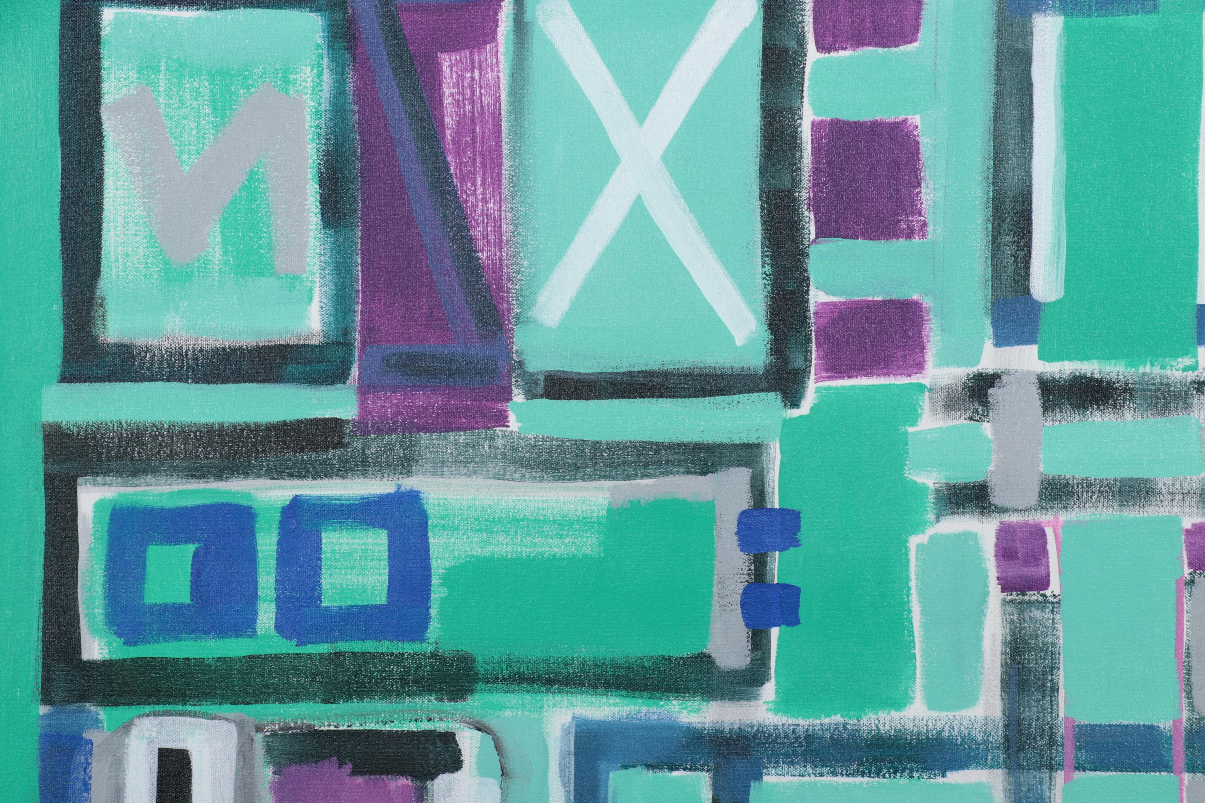 Rhee Lightner Abstract Acrylic Painting