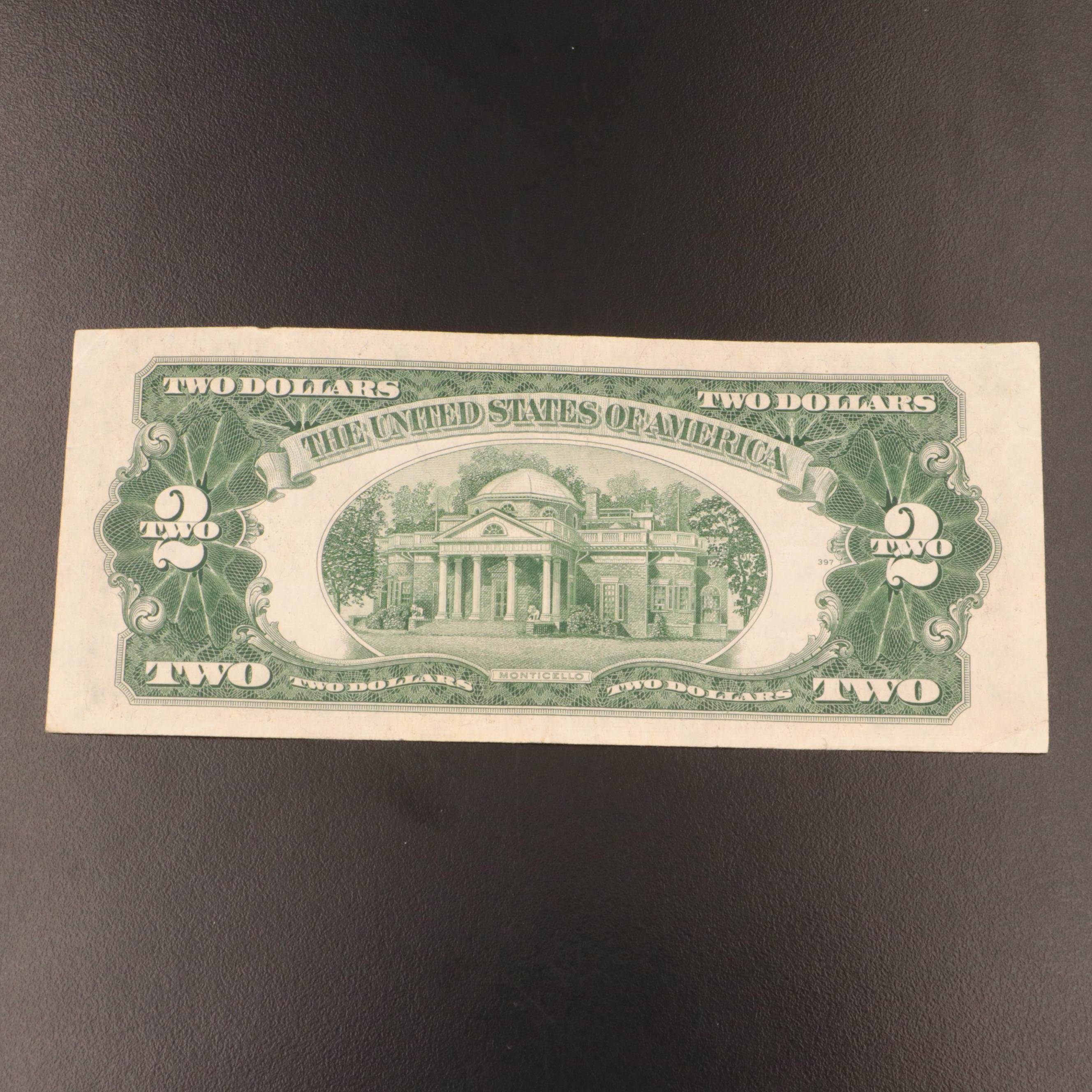 Seven $2 "Star Note" Legal Tender Notes