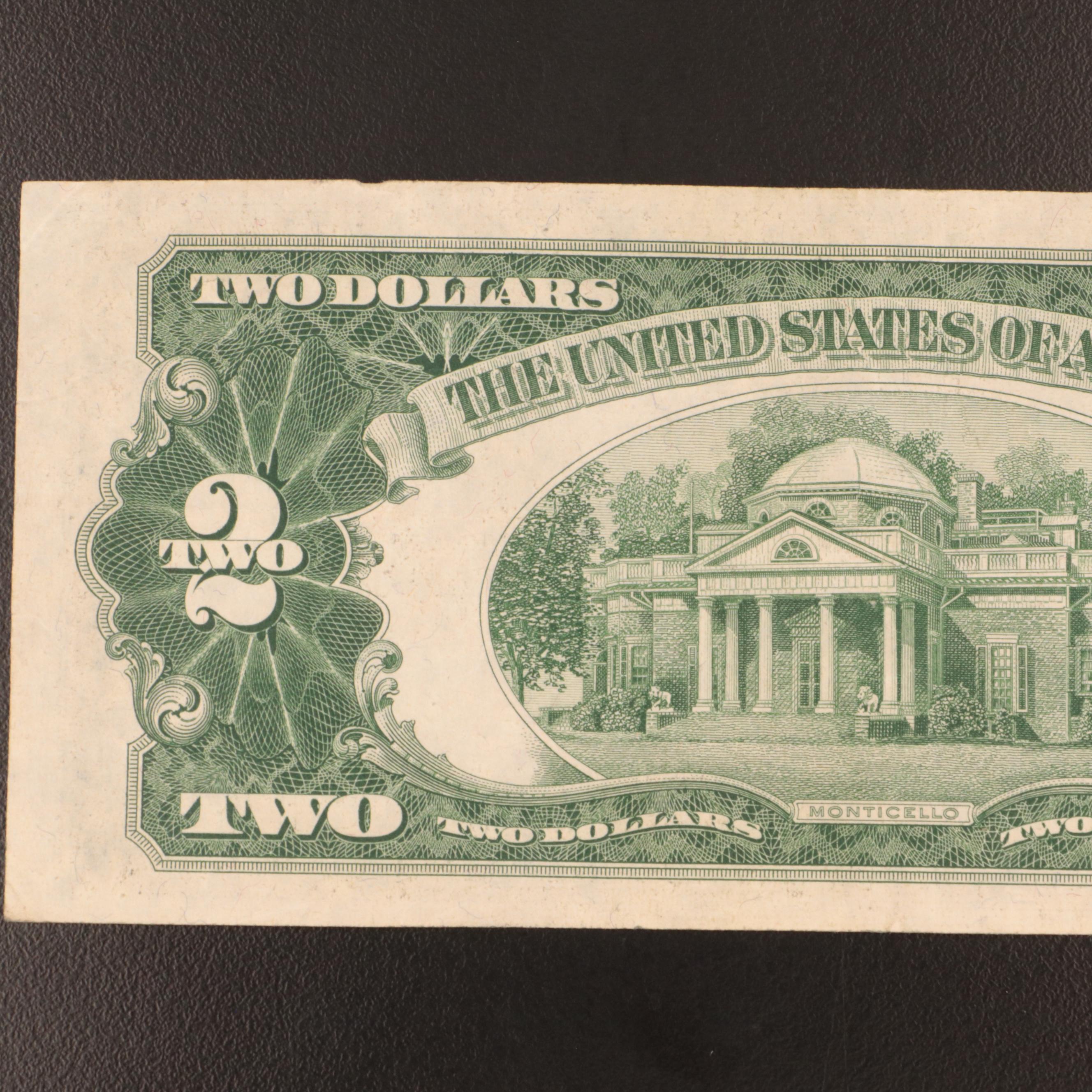 Seven $2 "Star Note" Legal Tender Notes