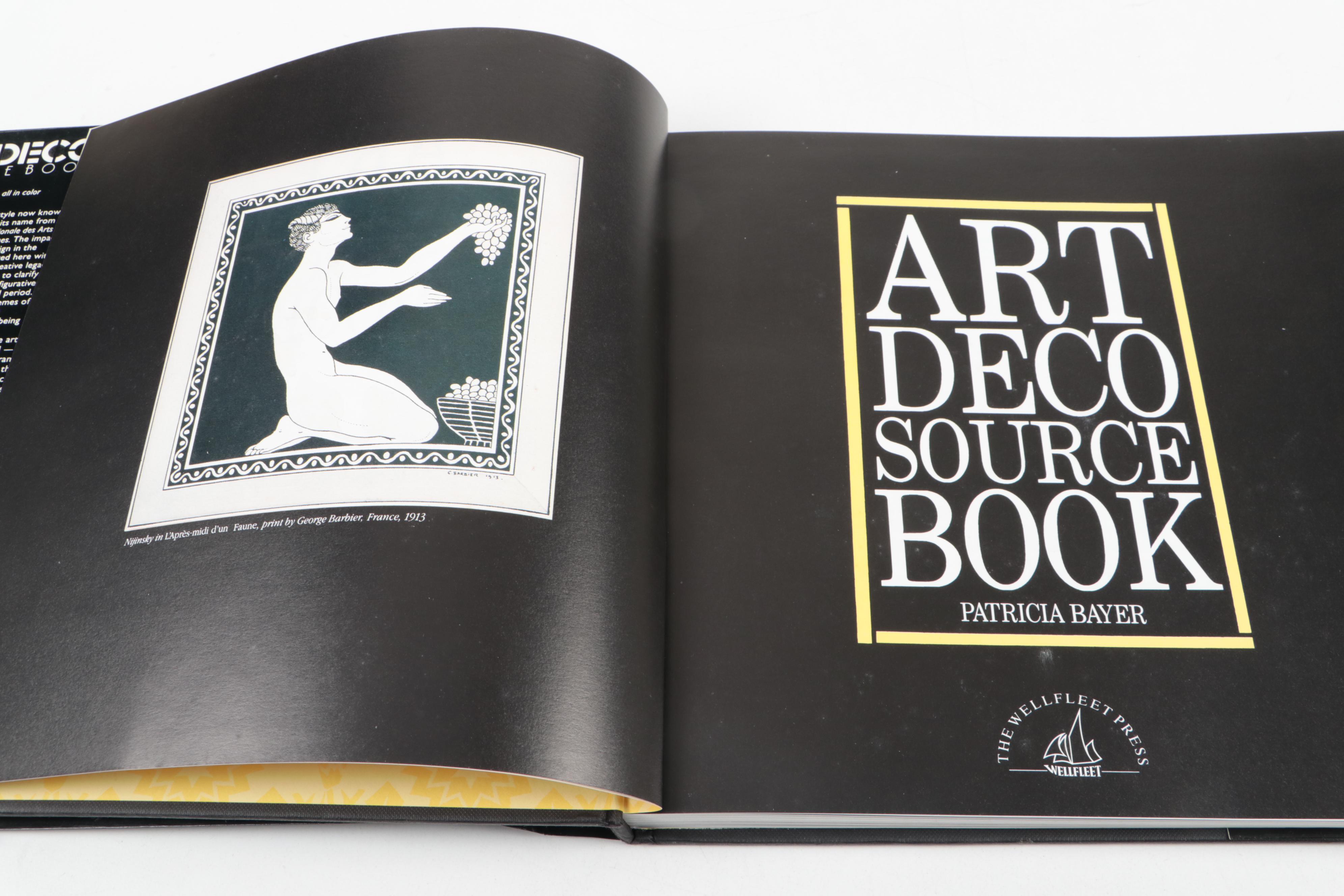 "Art Deco Source Book" by Patricia Bayer and More Art Reference Books