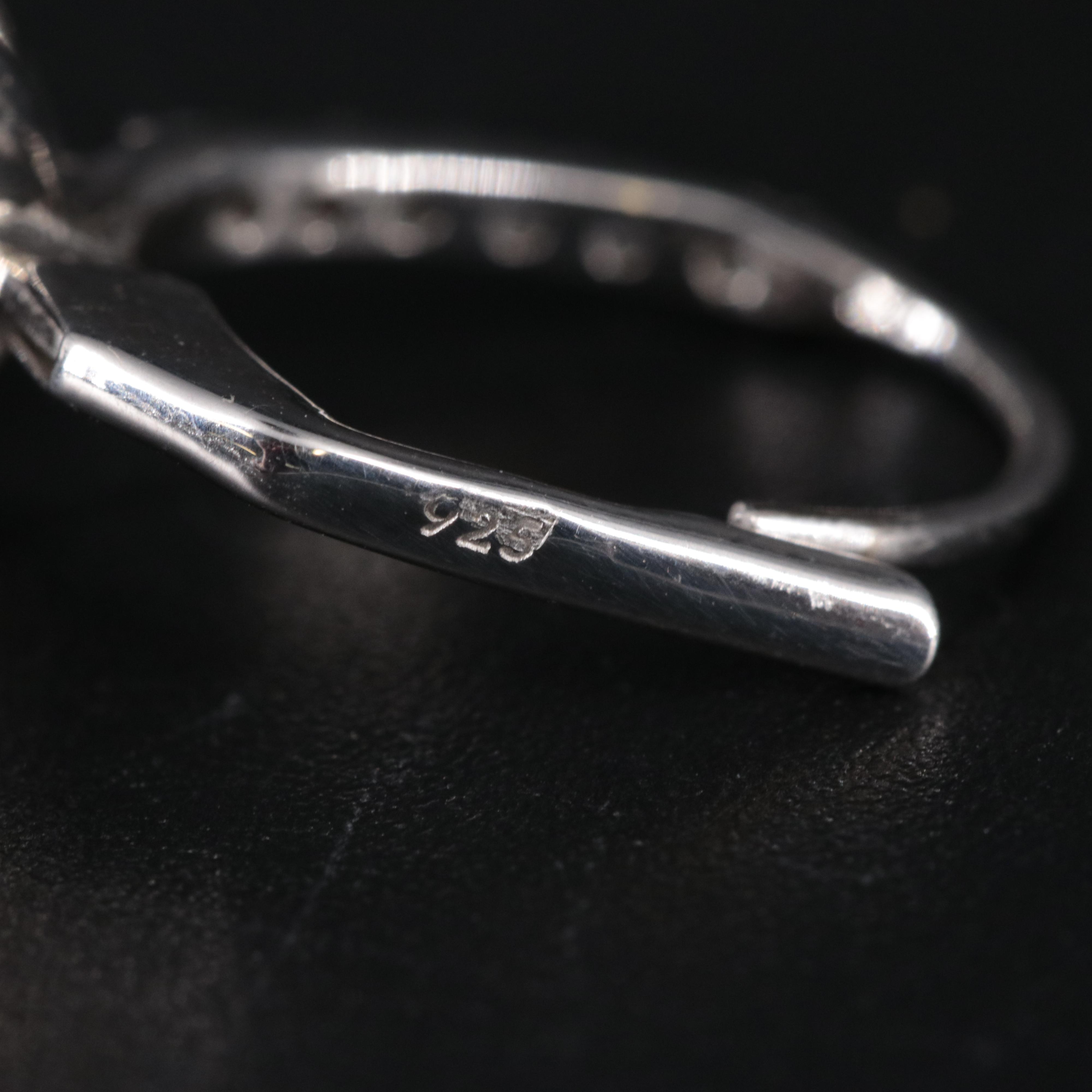 Sterling Silver Garnet Earrings