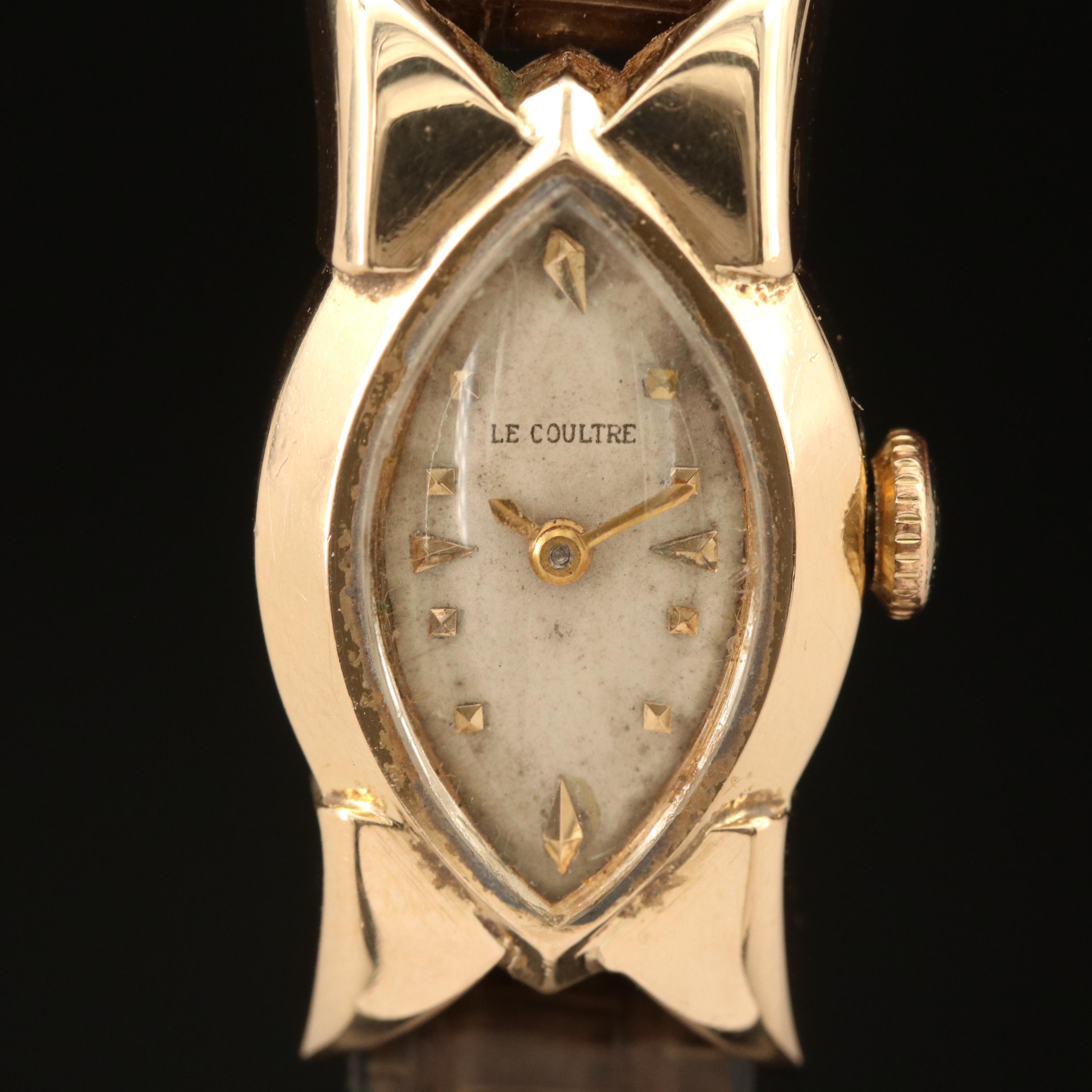 Vintage LeCoultre 14K Hand-Wind Watch