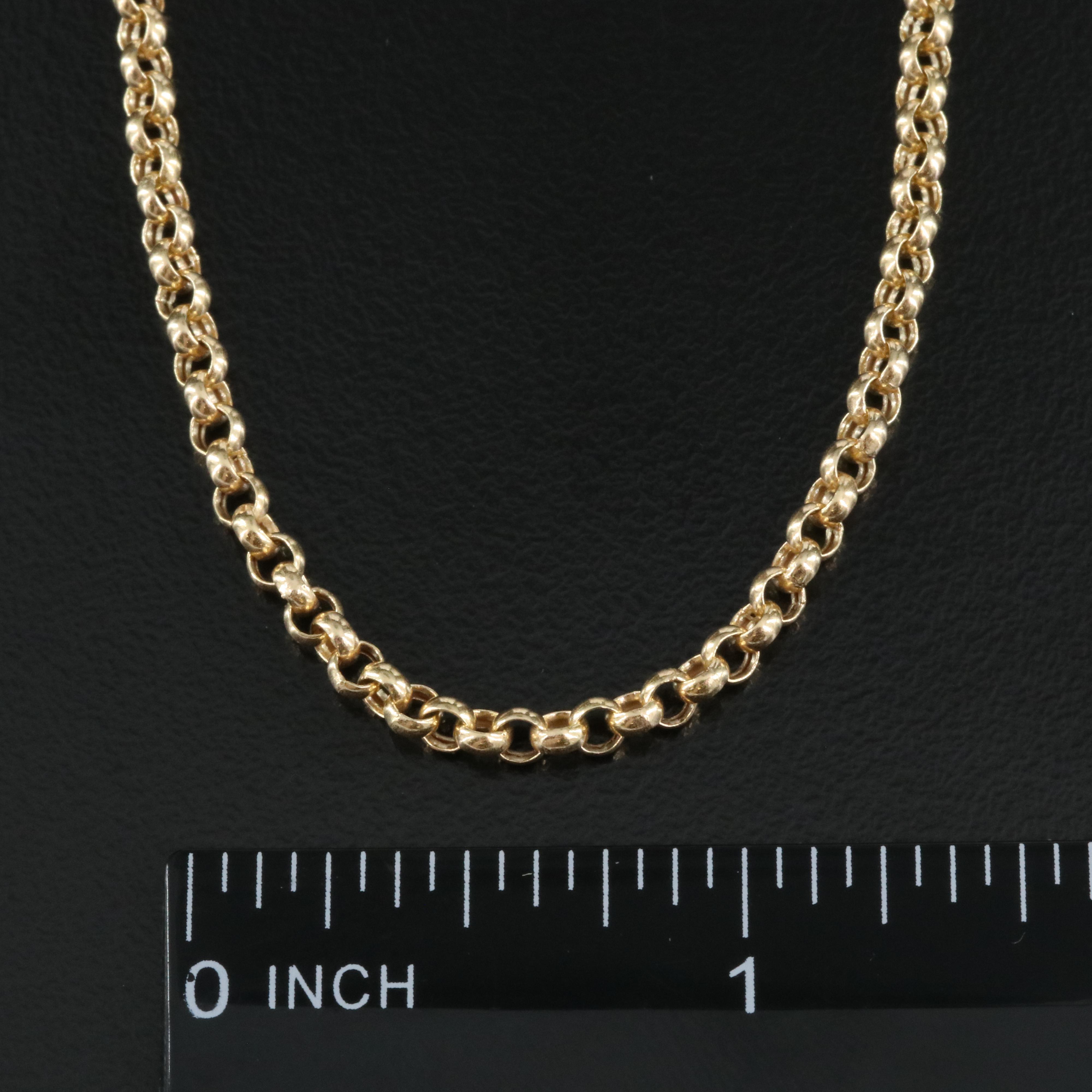 Italian 14K Rolo Chain