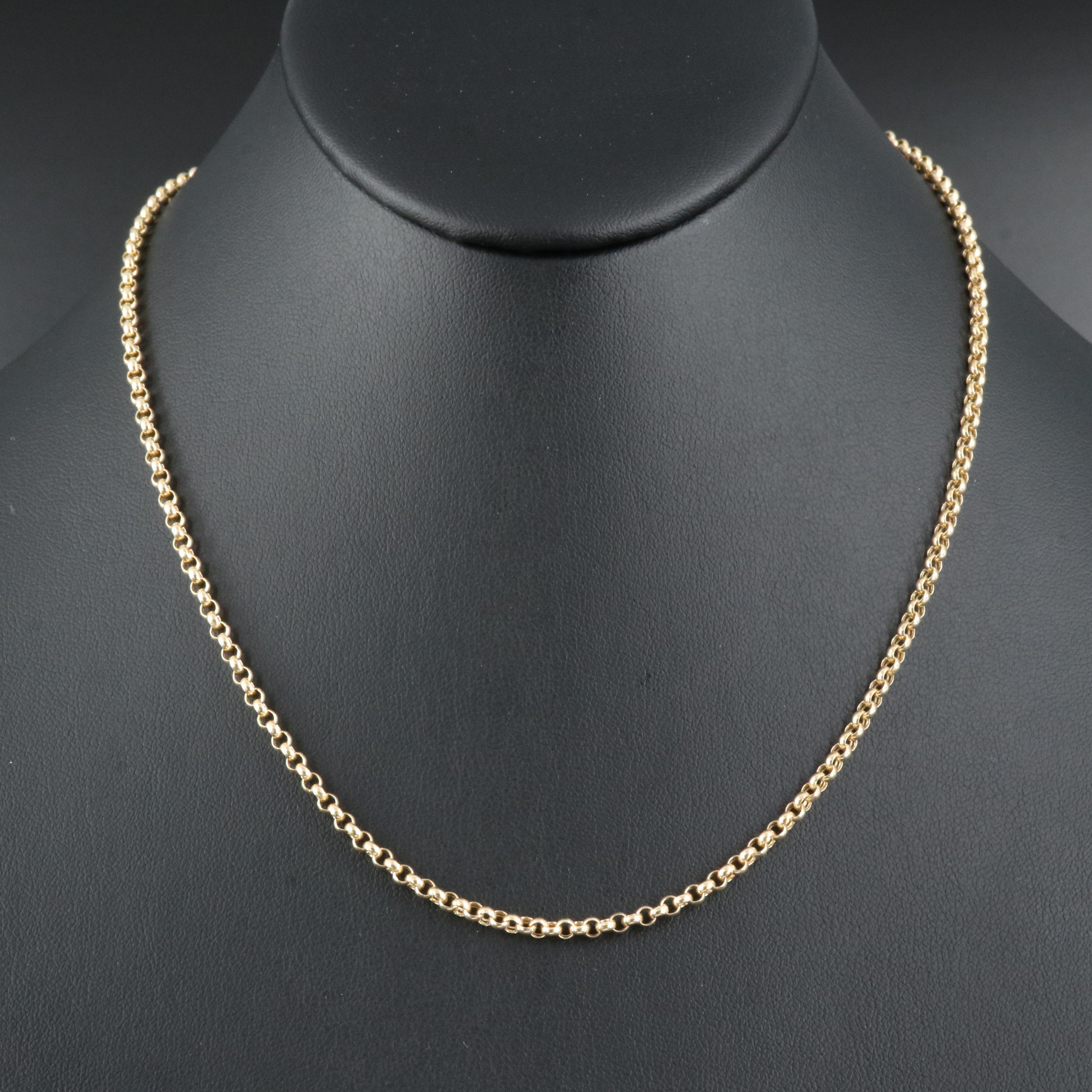 Italian 14K Rolo Chain