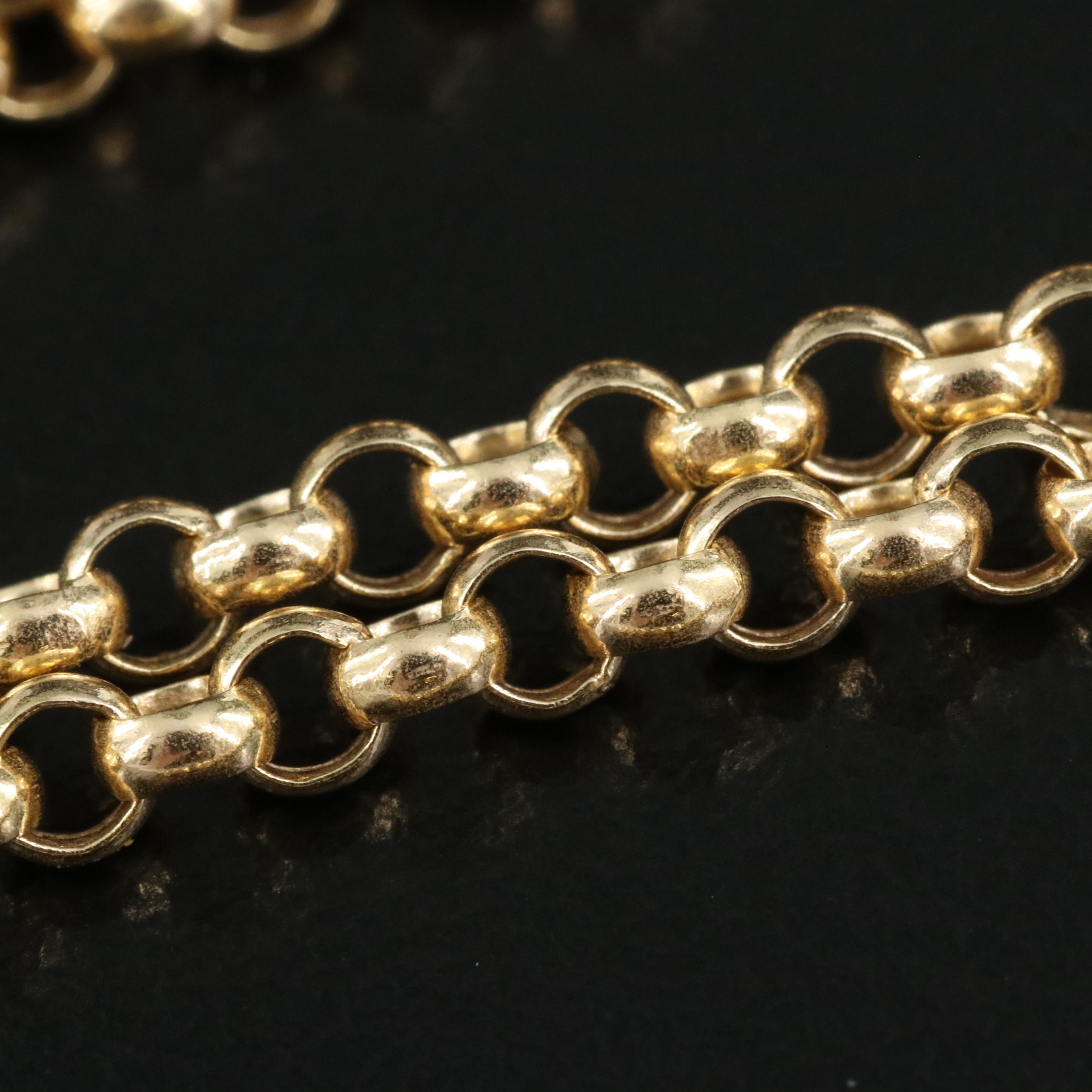 Italian 14K Rolo Chain