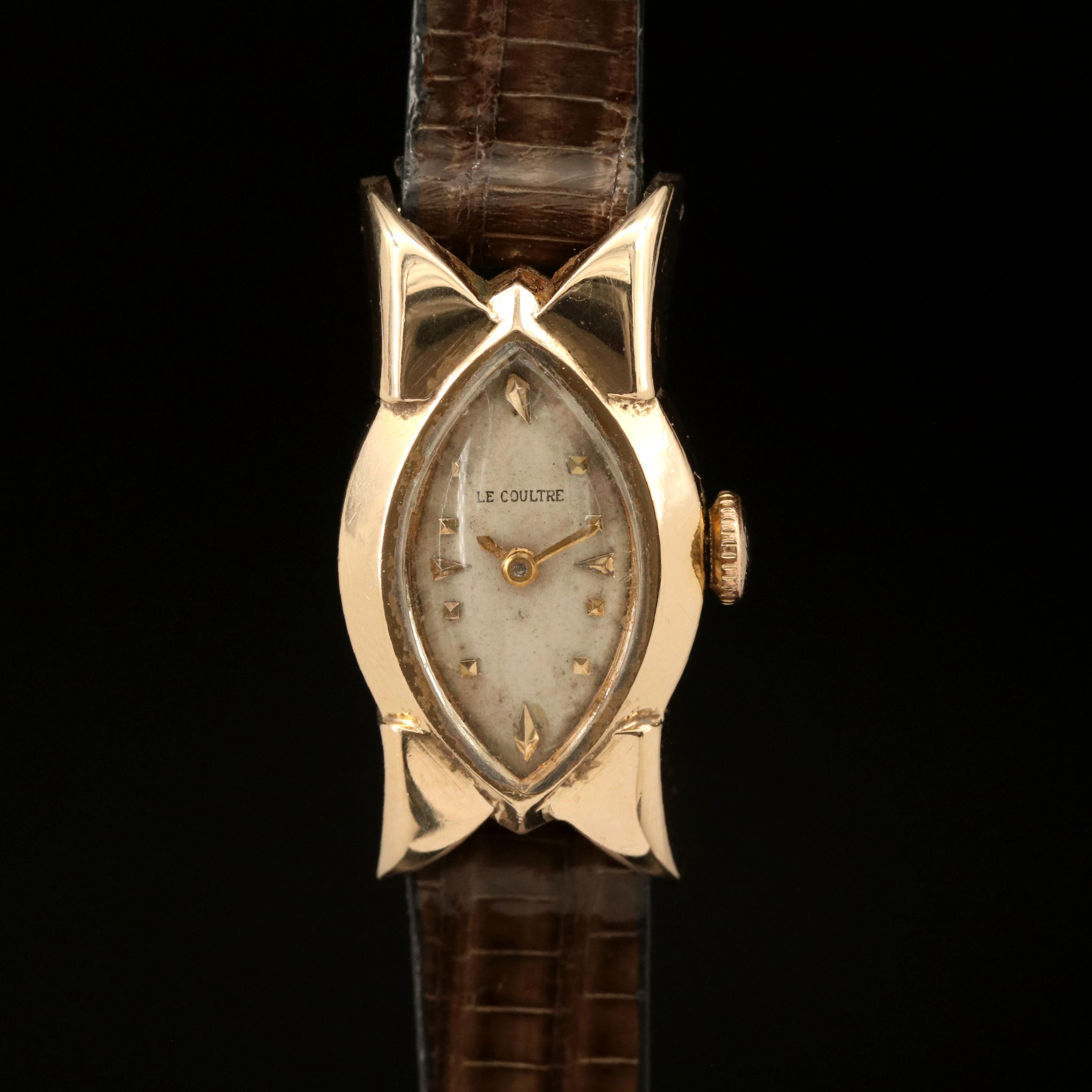 Vintage LeCoultre 14K Hand-Wind Watch
