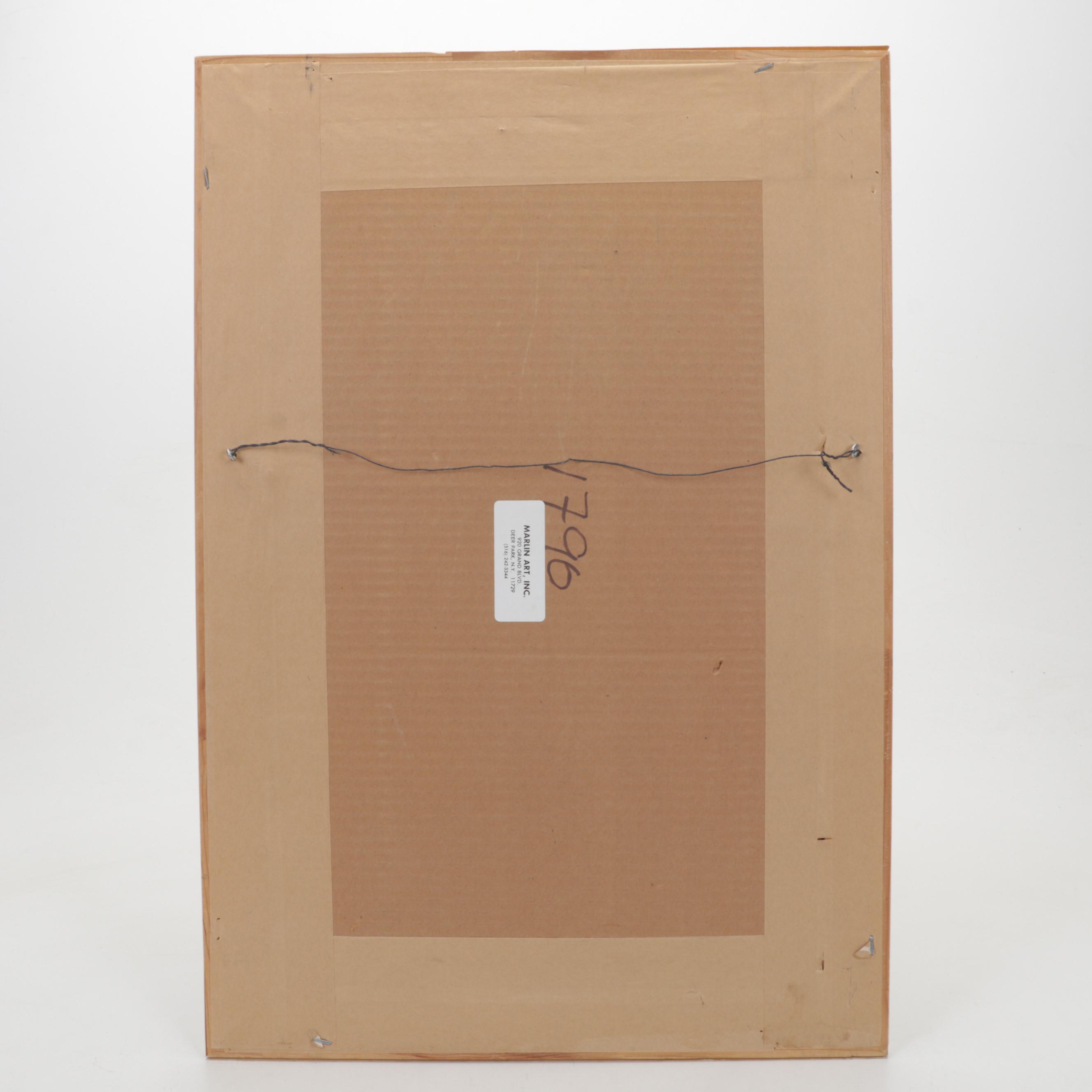 Yaacov Agam Agamographs "Life" and "Message of Peace" With Postage Stamp